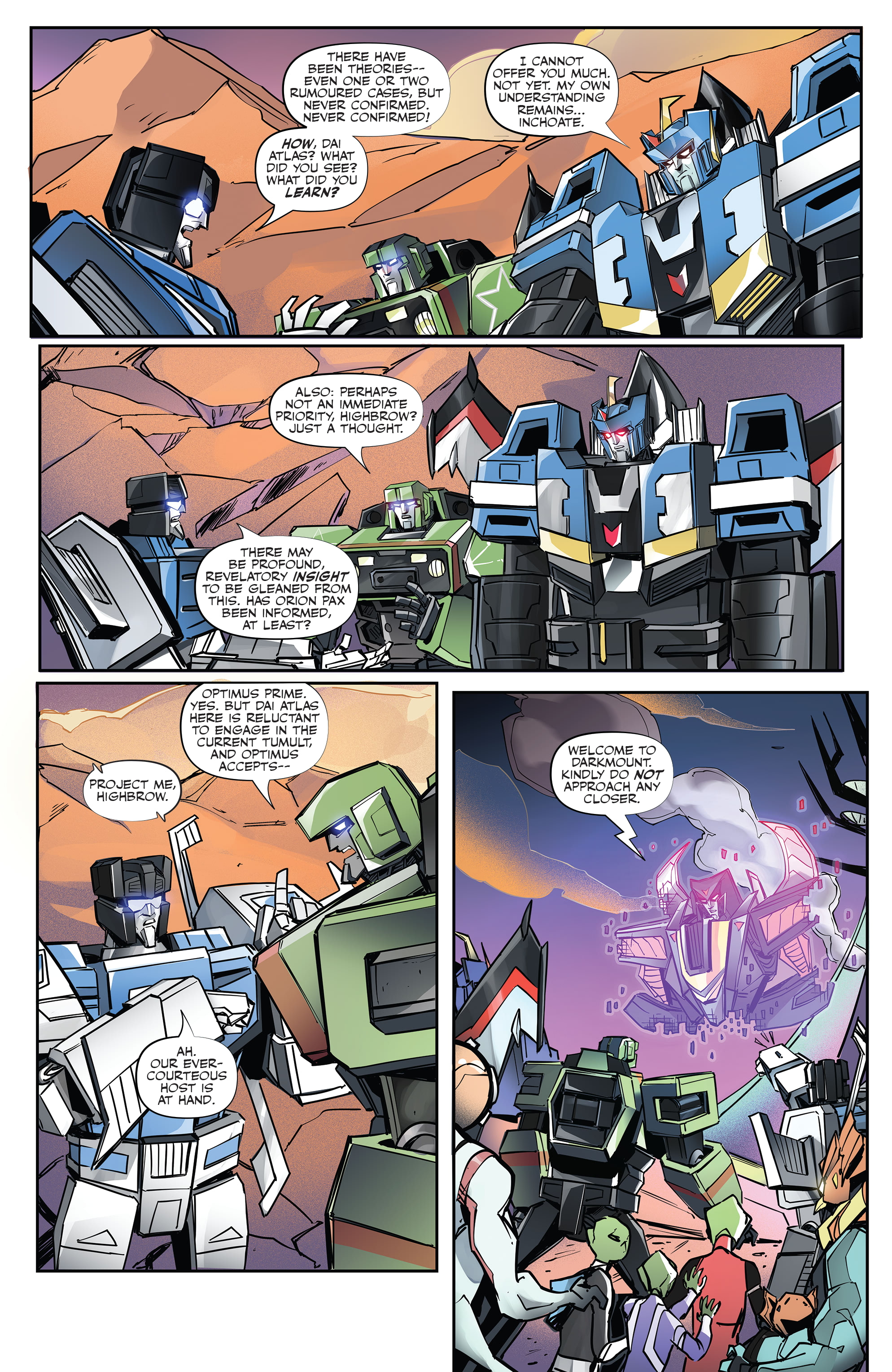 Read online Transformers: Escape comic -  Issue #3 - 21