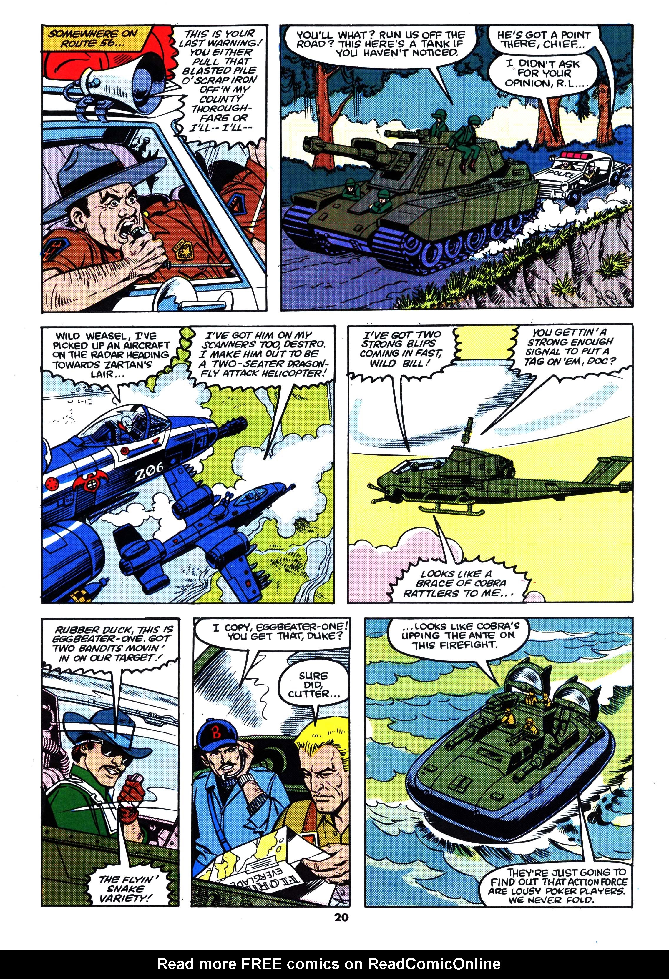Read online Action Force comic -  Issue #15 - 20