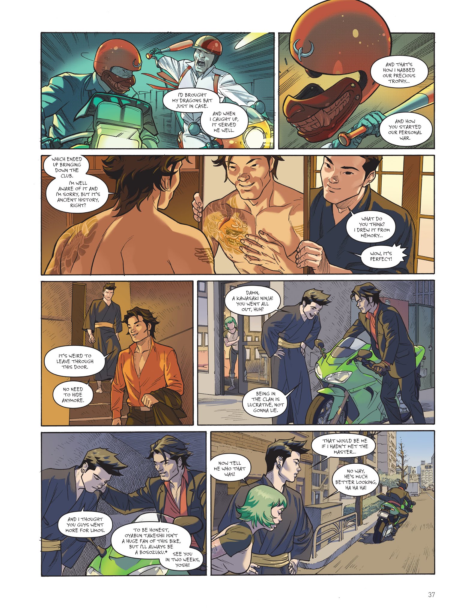 Read online Tebori comic -  Issue #1 - 38