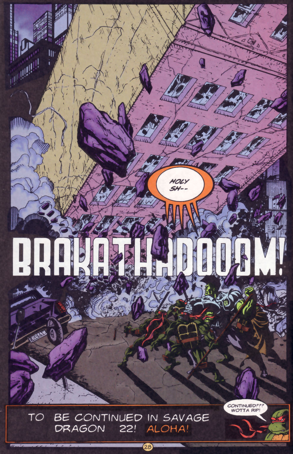 Read online Teenage Mutant Ninja Turtles/Savage Dragon Crossover comic -  Issue # Full - 28