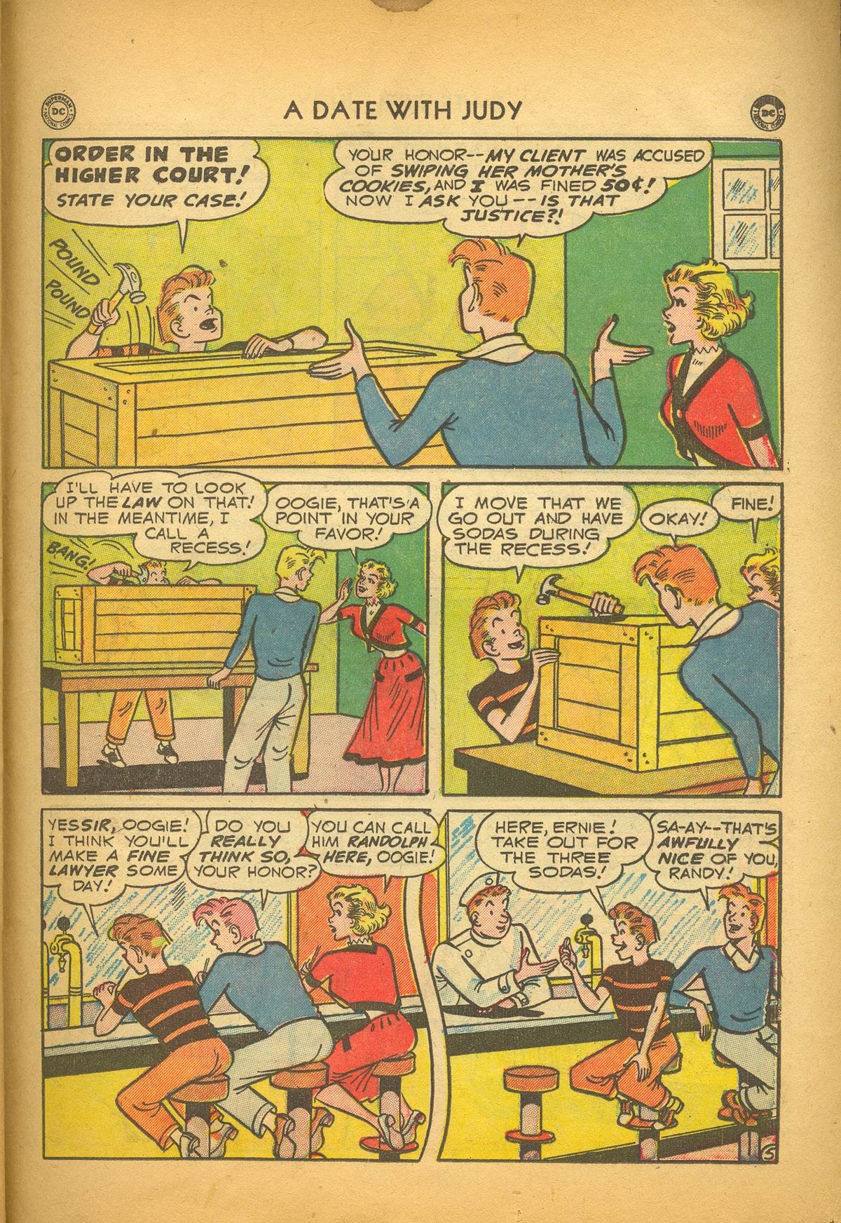 Read online A Date with Judy comic -  Issue #17 - 33