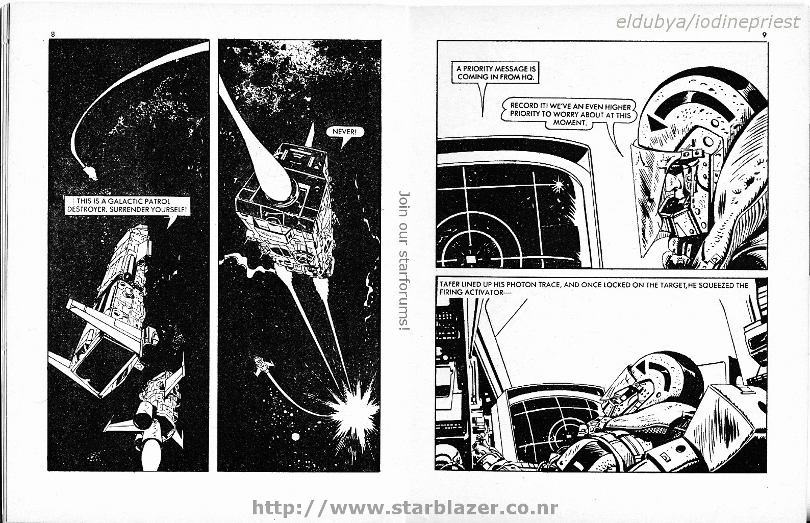 Read online Starblazer comic -  Issue #153 - 6