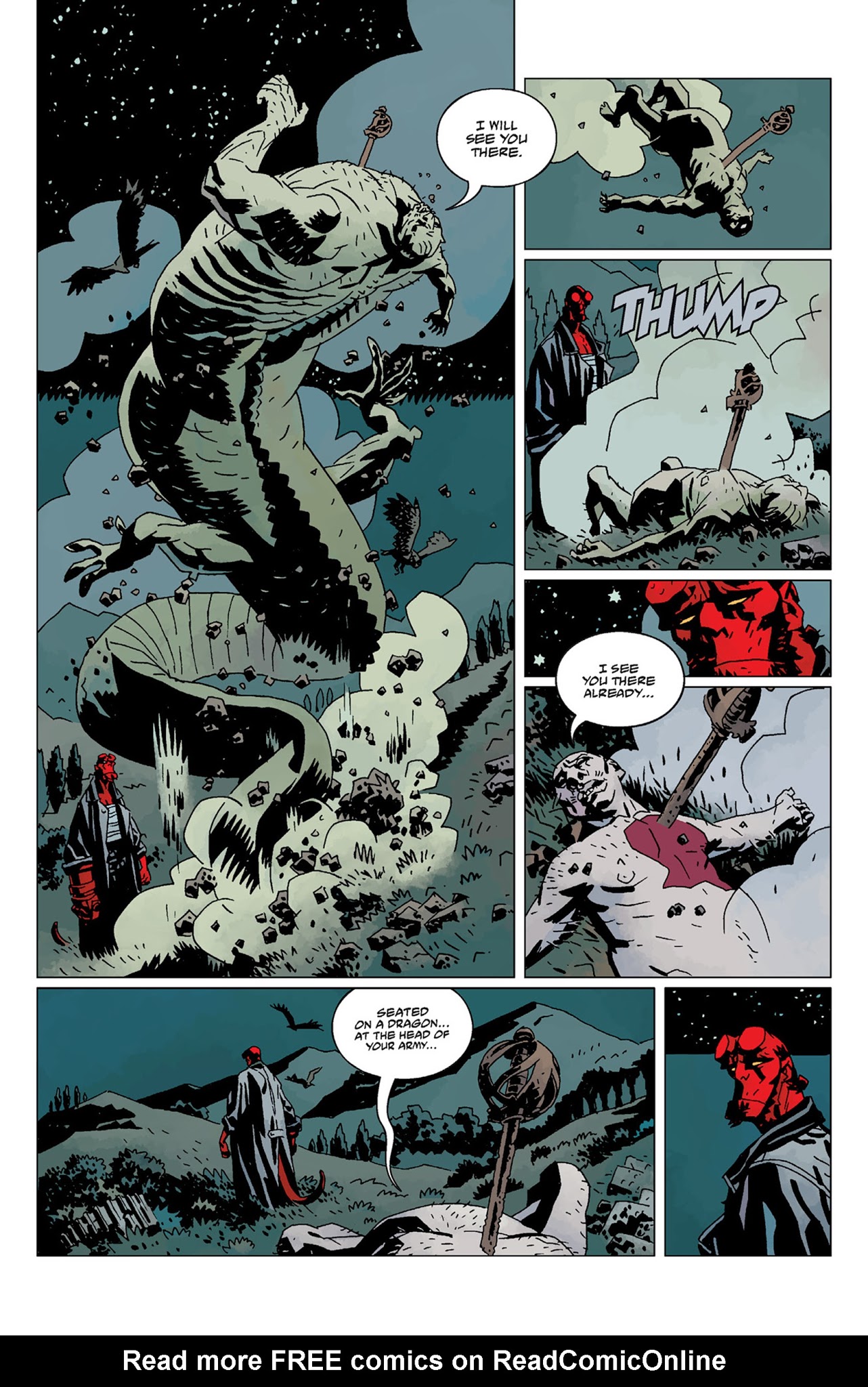 Read online Hellboy: Darkness Calls comic -  Issue # TPB - 158