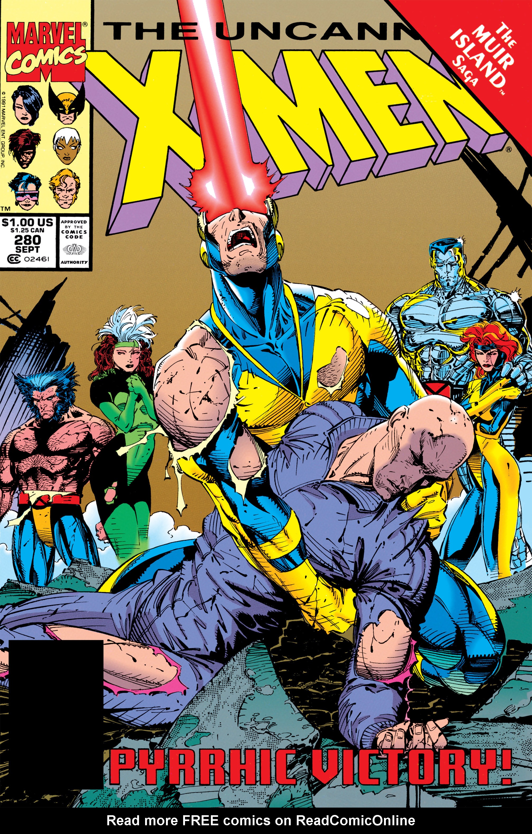 Read online Uncanny X-Men (1963) comic -  Issue #280 - 1