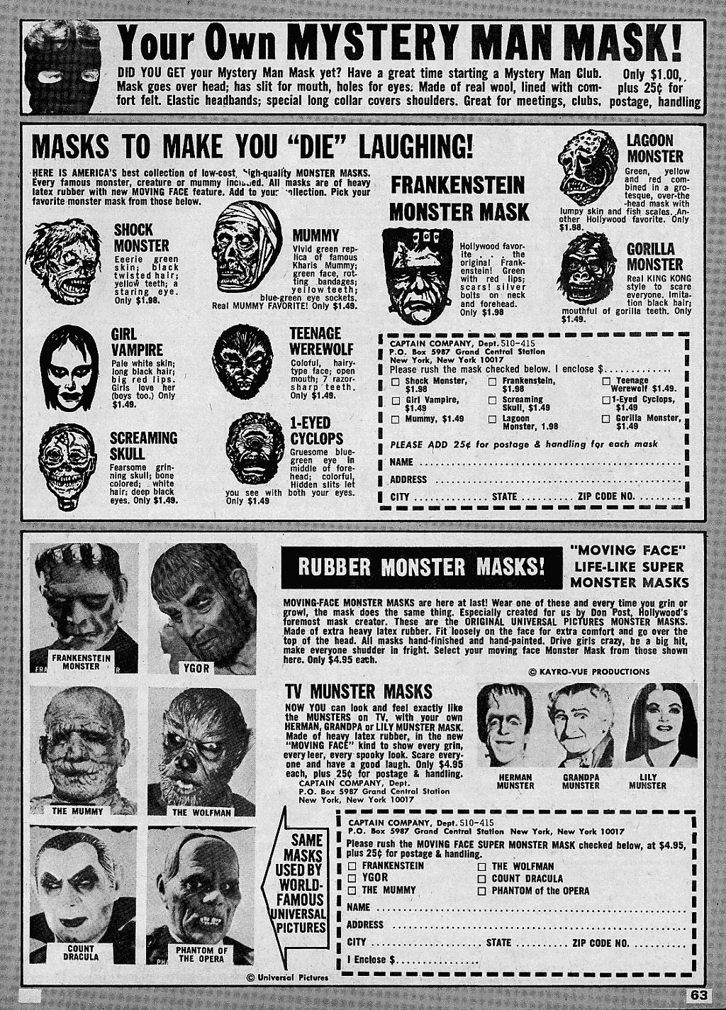 Read online Creepy (1964) comic -  Issue #15 - 63