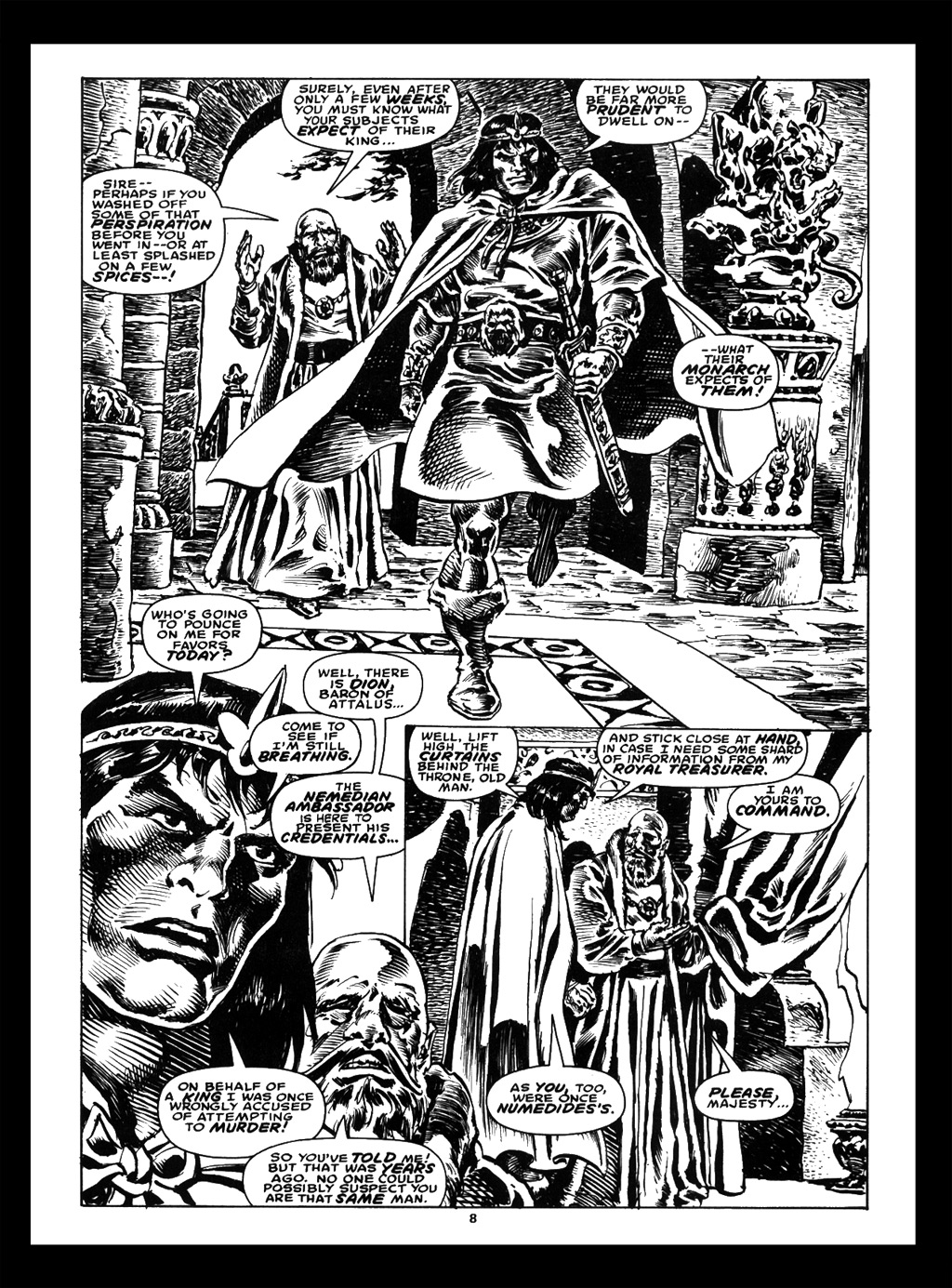 Read online The Savage Sword Of Conan comic -  Issue #214 - 9
