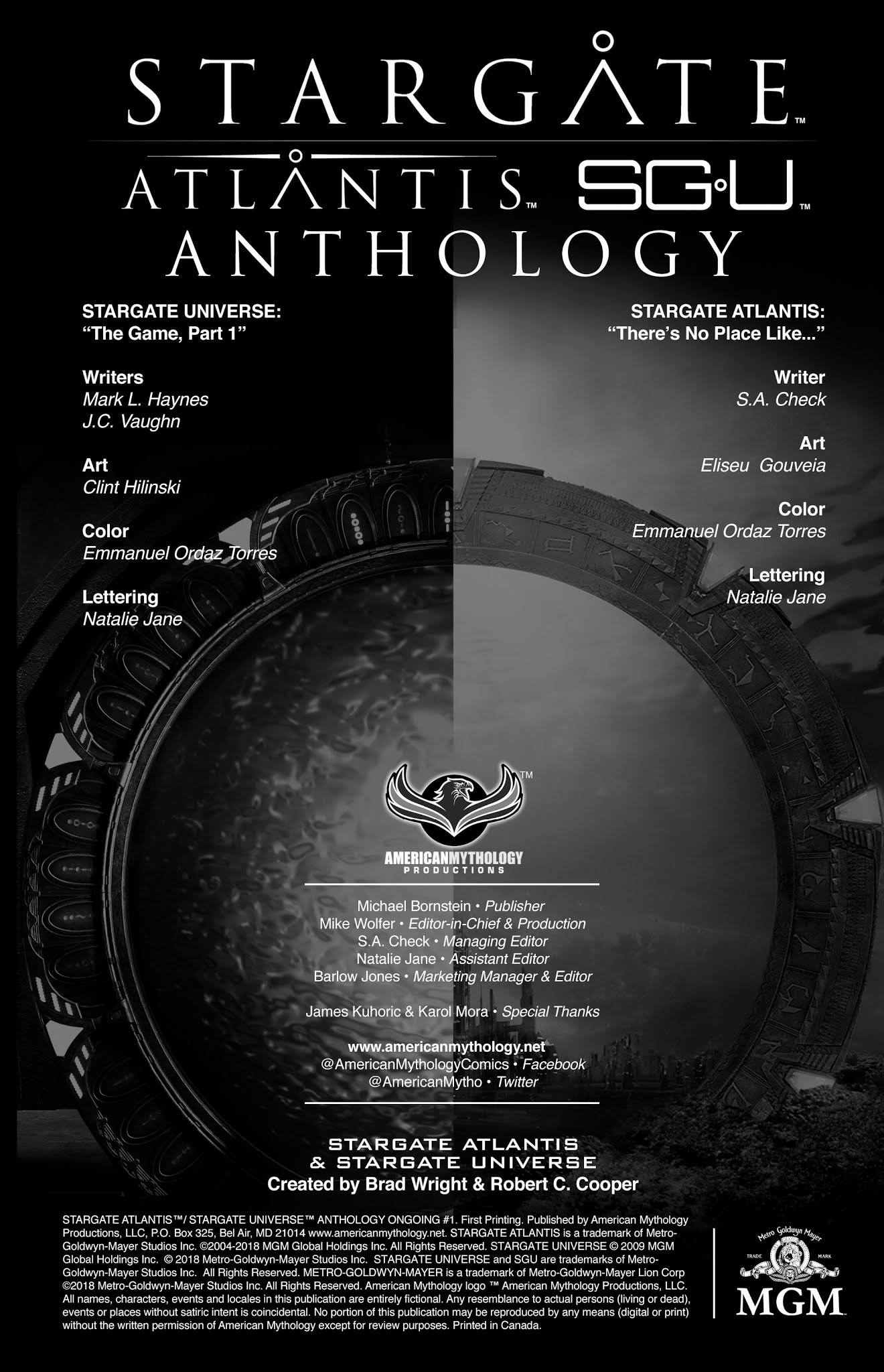 Read online Stargate Atlantis / Stargate Universe Anthology comic -  Issue # Full - 4