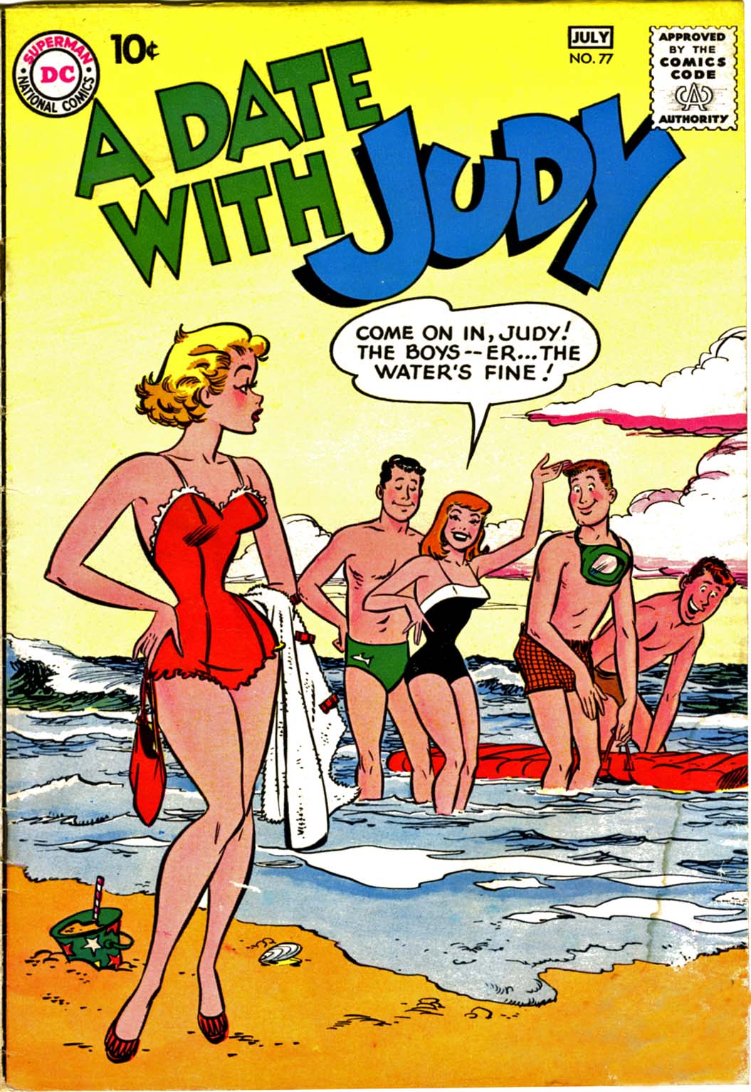 Read online A Date with Judy comic -  Issue #77 - 1