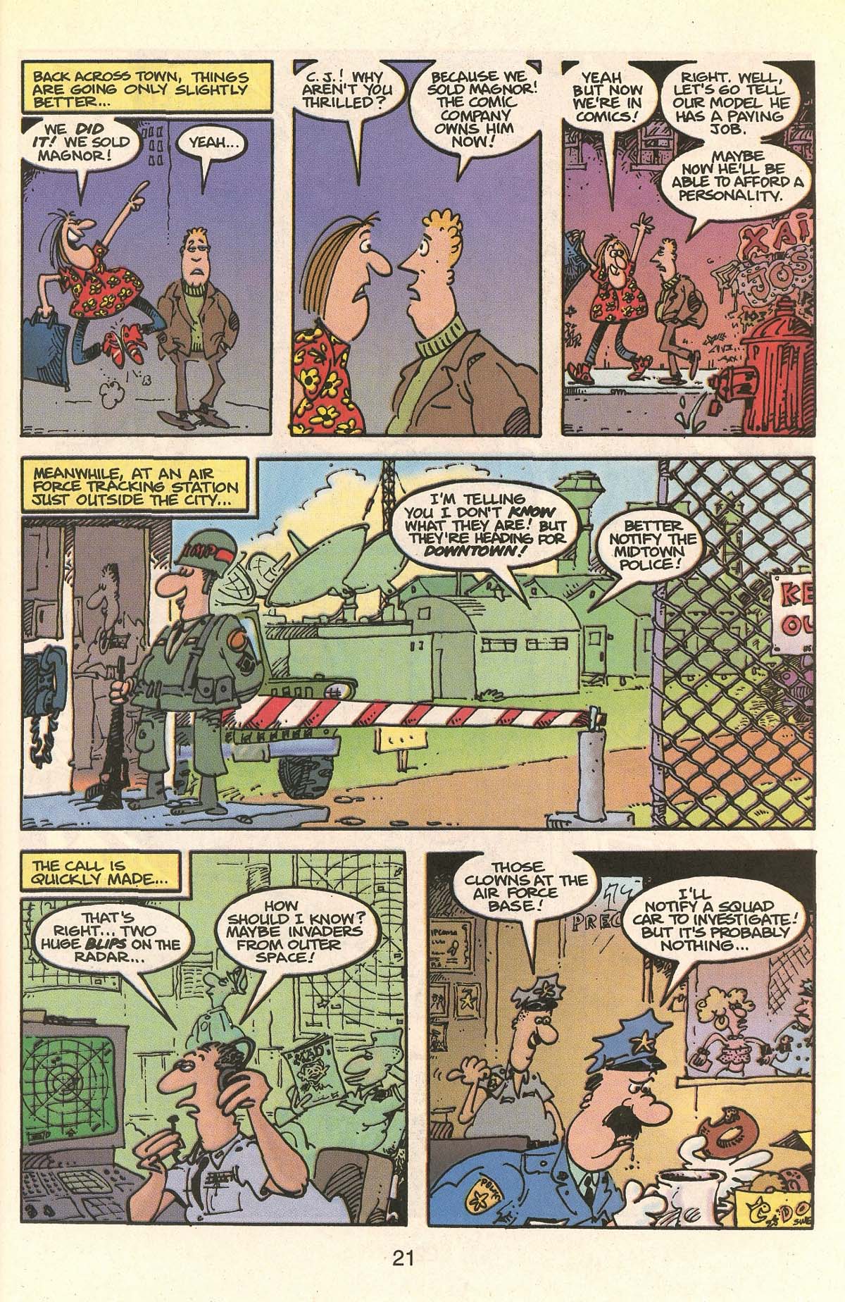 Read online The Mighty Magnor comic -  Issue #1 - 23