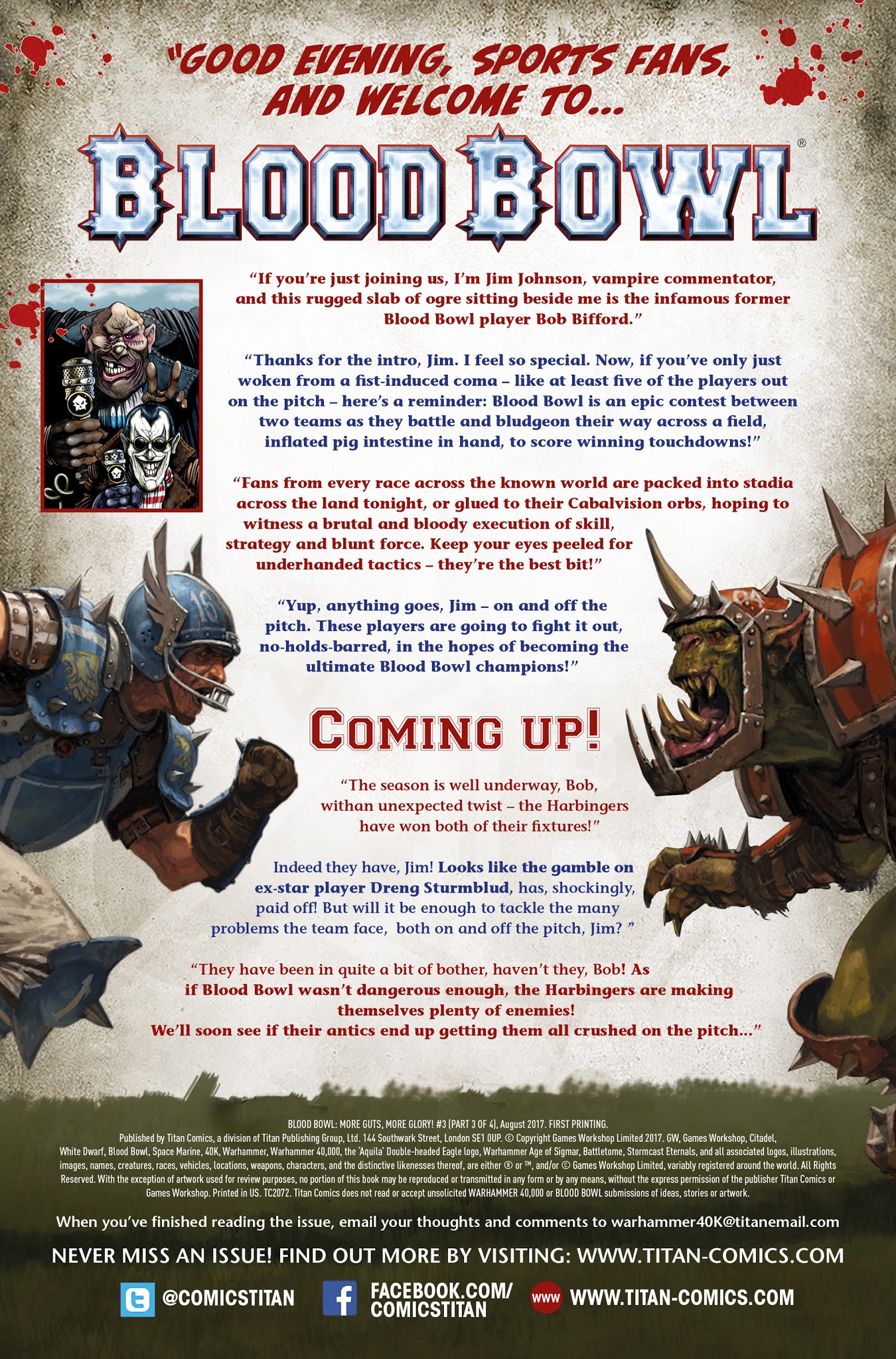 Read online Blood Bowl: More Guts, More Glory! comic -  Issue #3 - 4