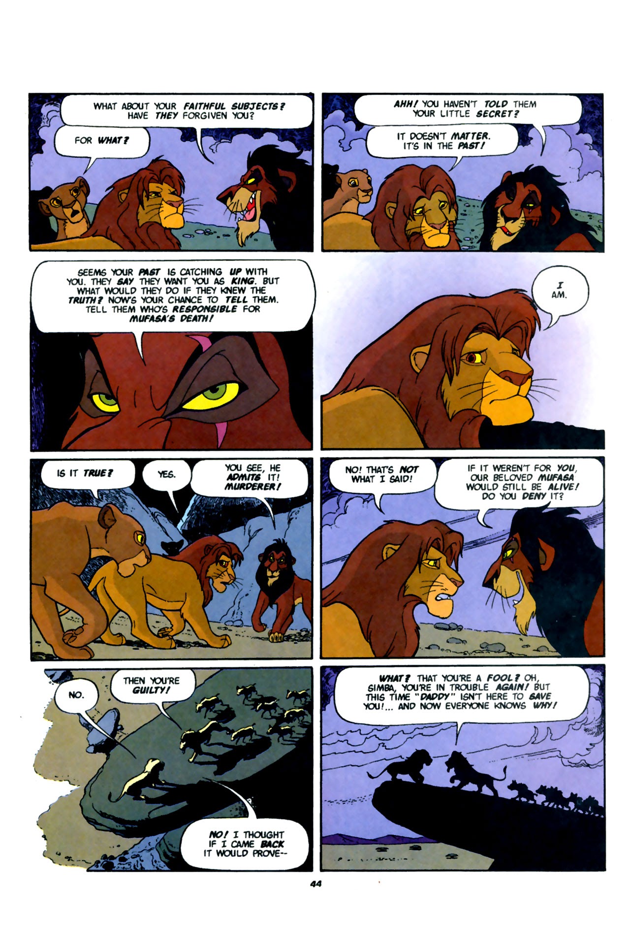 Read online Disney's The Lion King comic -  Issue #1 - 46