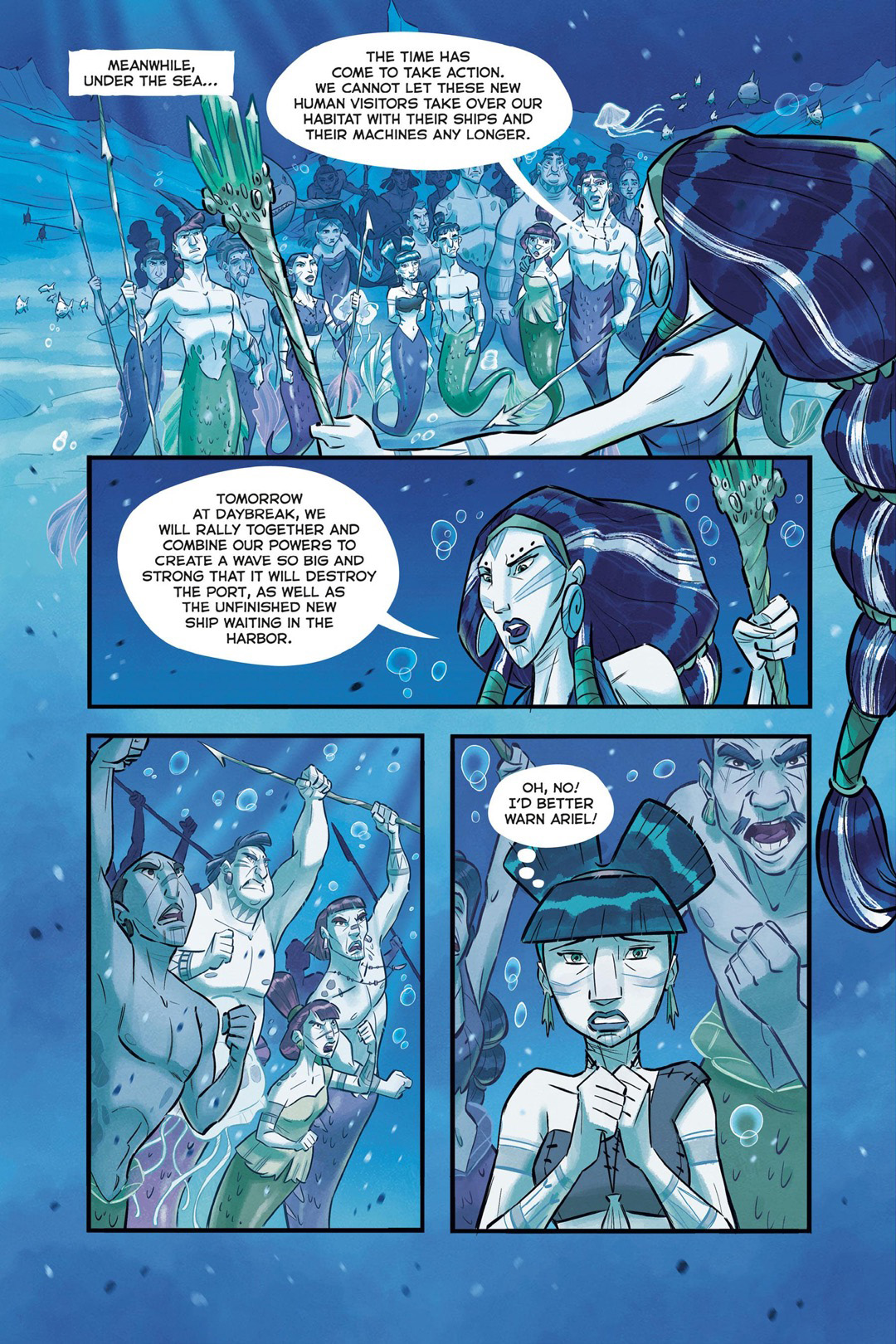 Read online Ariel and the Curse of the Sea Witches comic -  Issue # TPB - 76