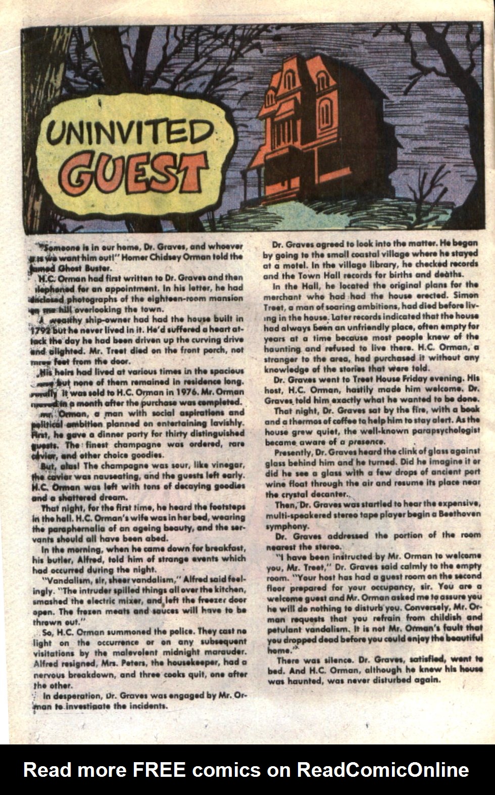 Read online The Many Ghosts of Dr. Graves comic -  Issue #64 - 12