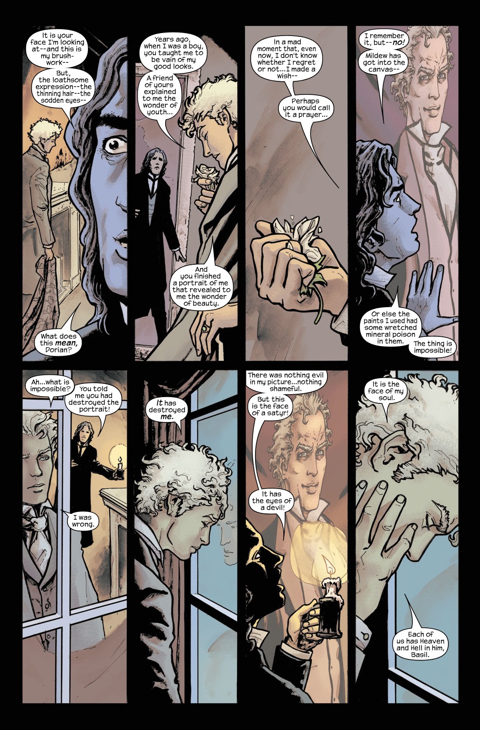 Read online Marvel Illustrated: The Picture of Dorian Gray comic -  Issue #4 - 4