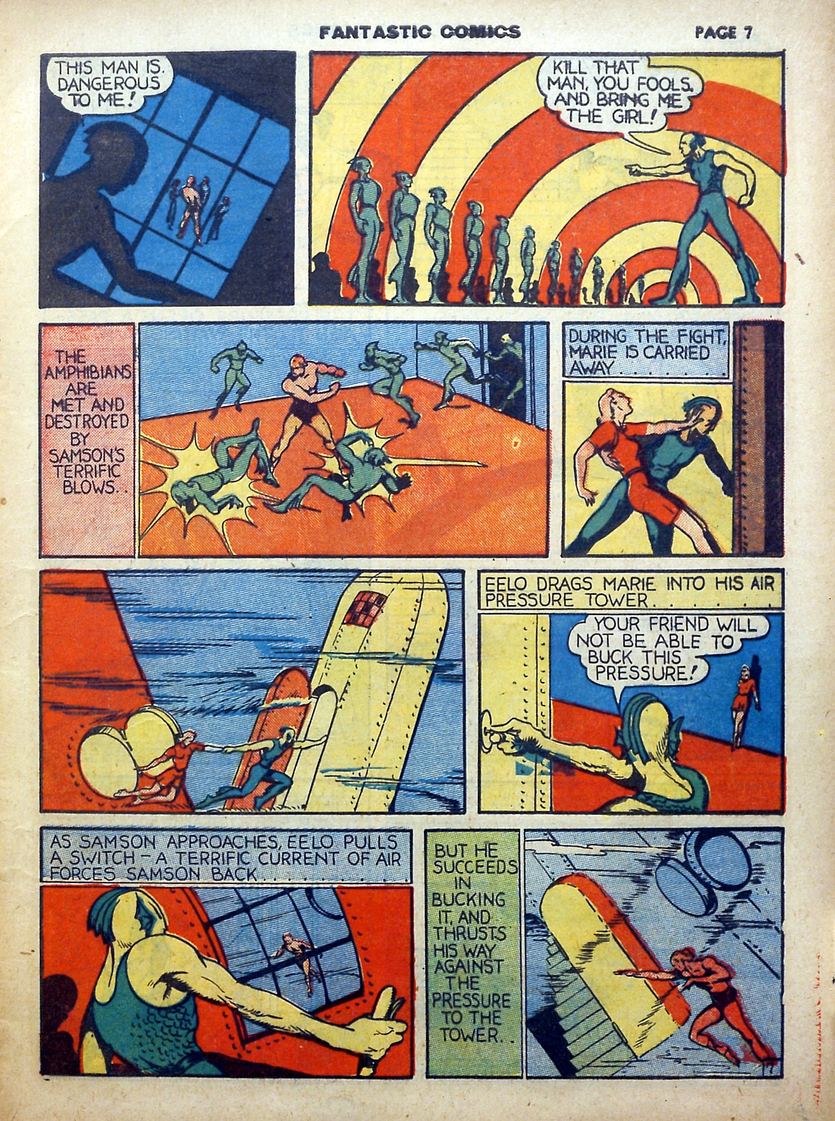 Read online Fantastic Comics comic -  Issue #5 - 8