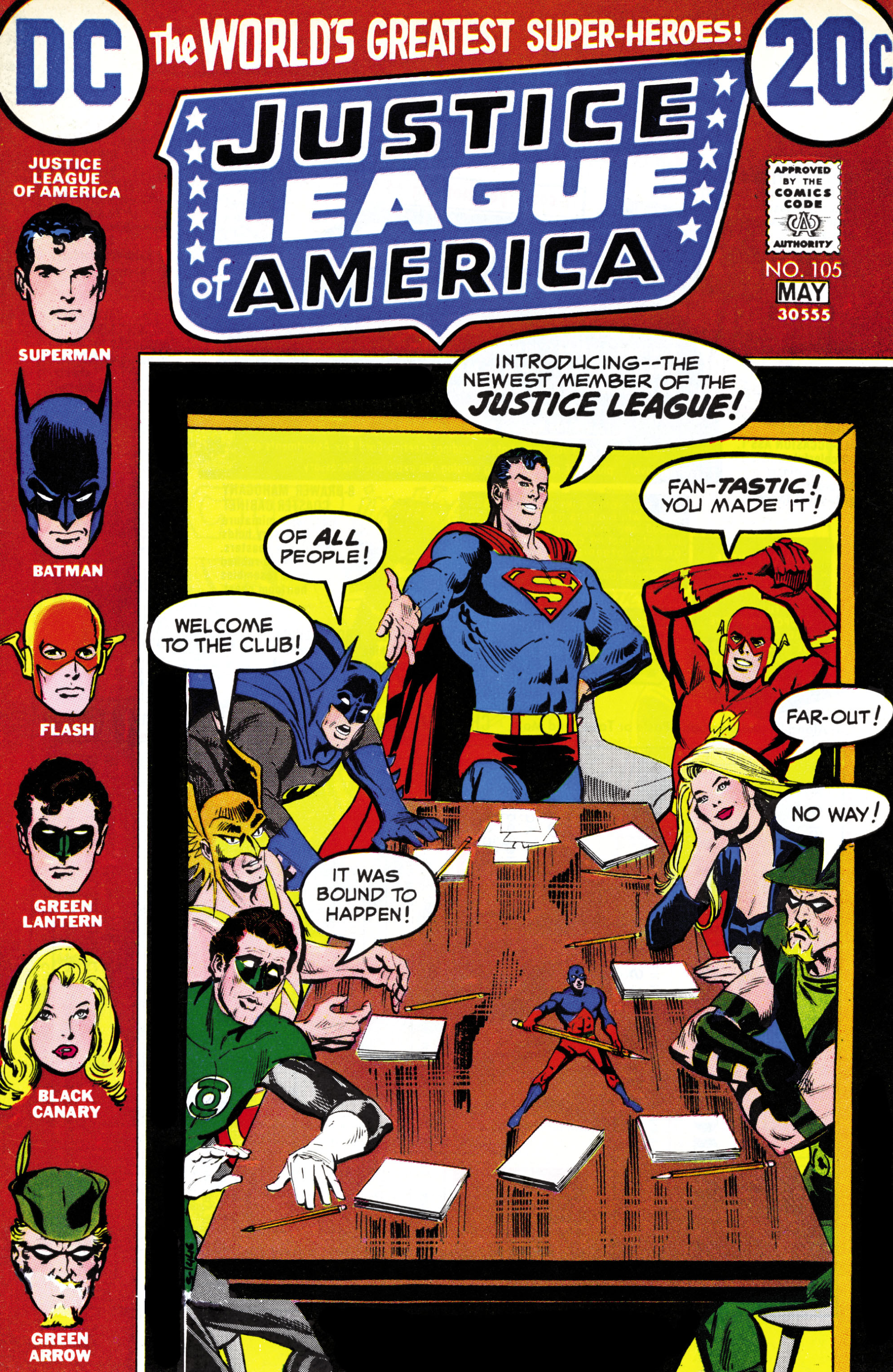 Read online Justice League of America (1960) comic -  Issue #105 - 1