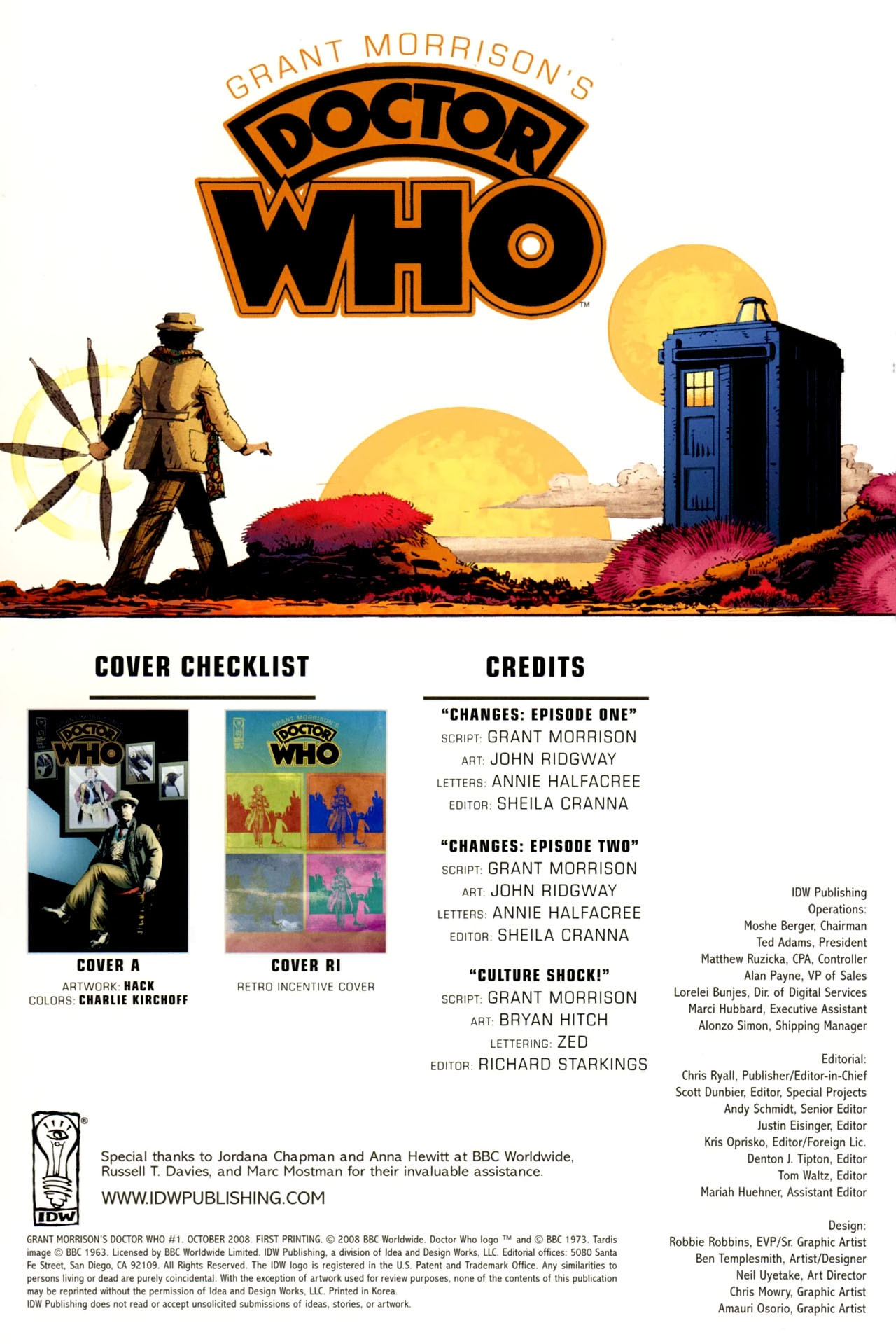 Read online Grant Morrison's Doctor Who comic -  Issue #1 - 2