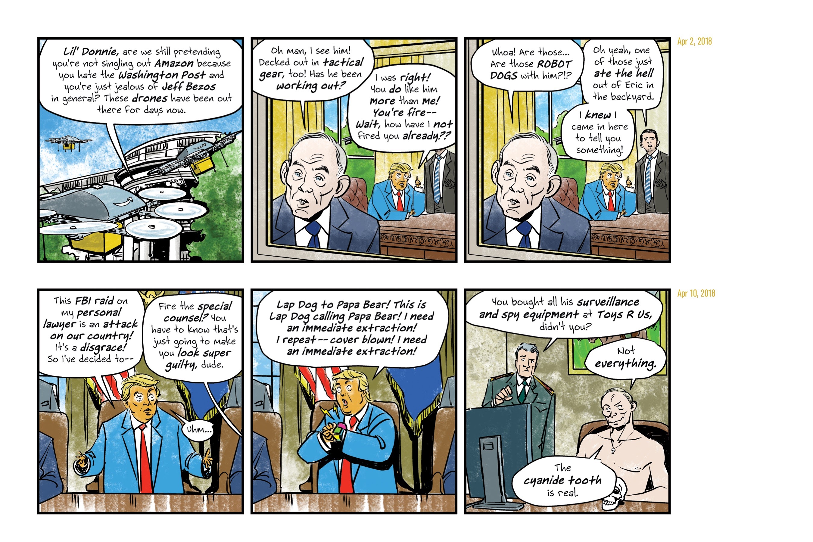 Read online Lil' Donnie: Executive Privilege comic -  Issue # TPB - 77