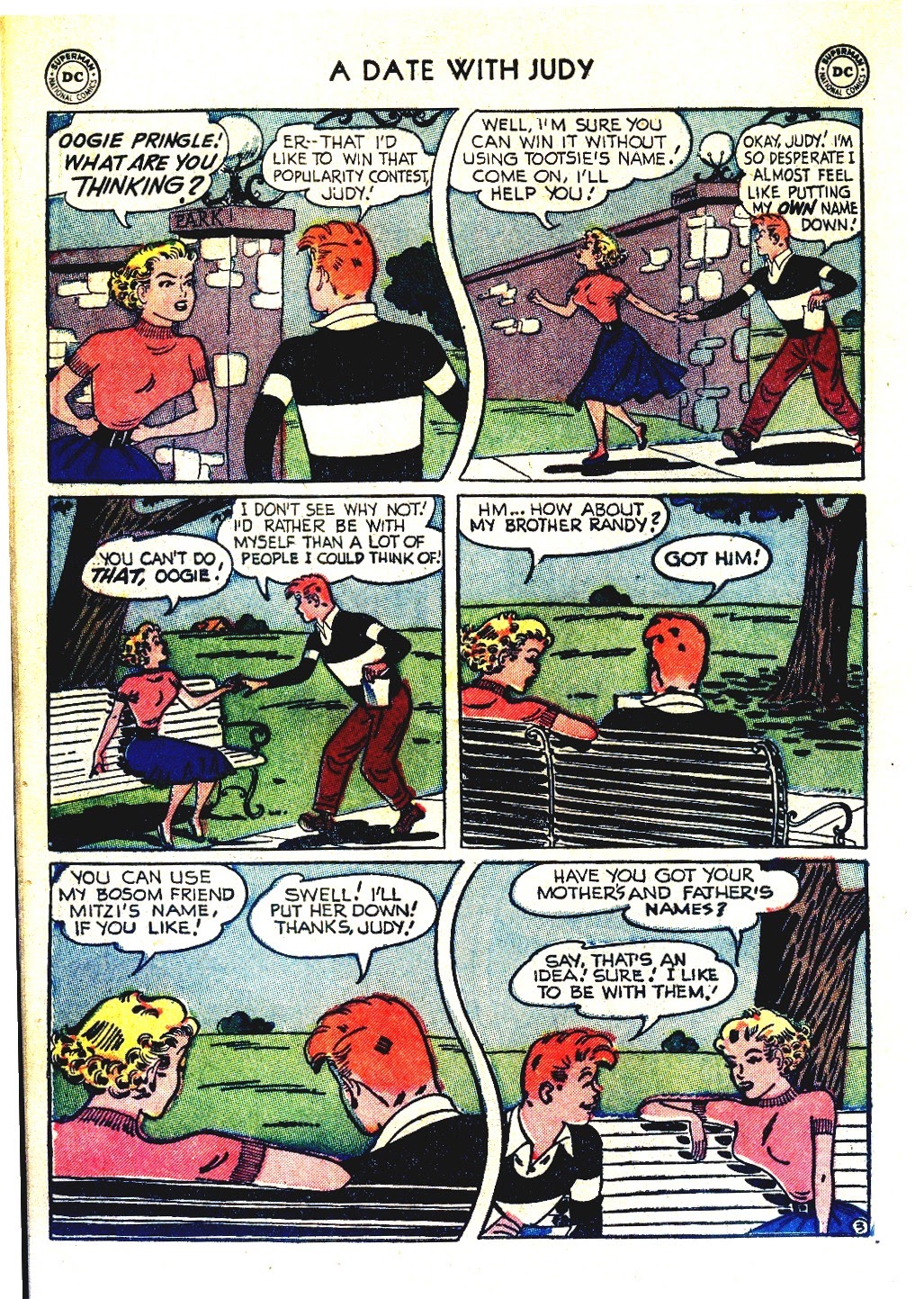 Read online A Date with Judy comic -  Issue #42 - 30