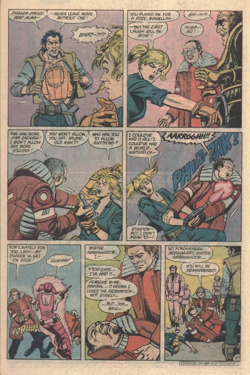 Read online Star Trek (1984) comic -  Issue #32 - 21