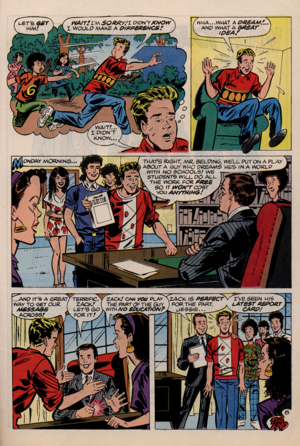 Read online Saved By The Bell comic -  Issue #5 - 30