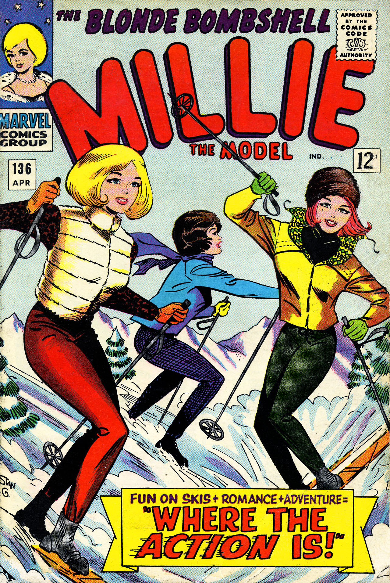 Read online Millie the Model comic -  Issue #136 - 1