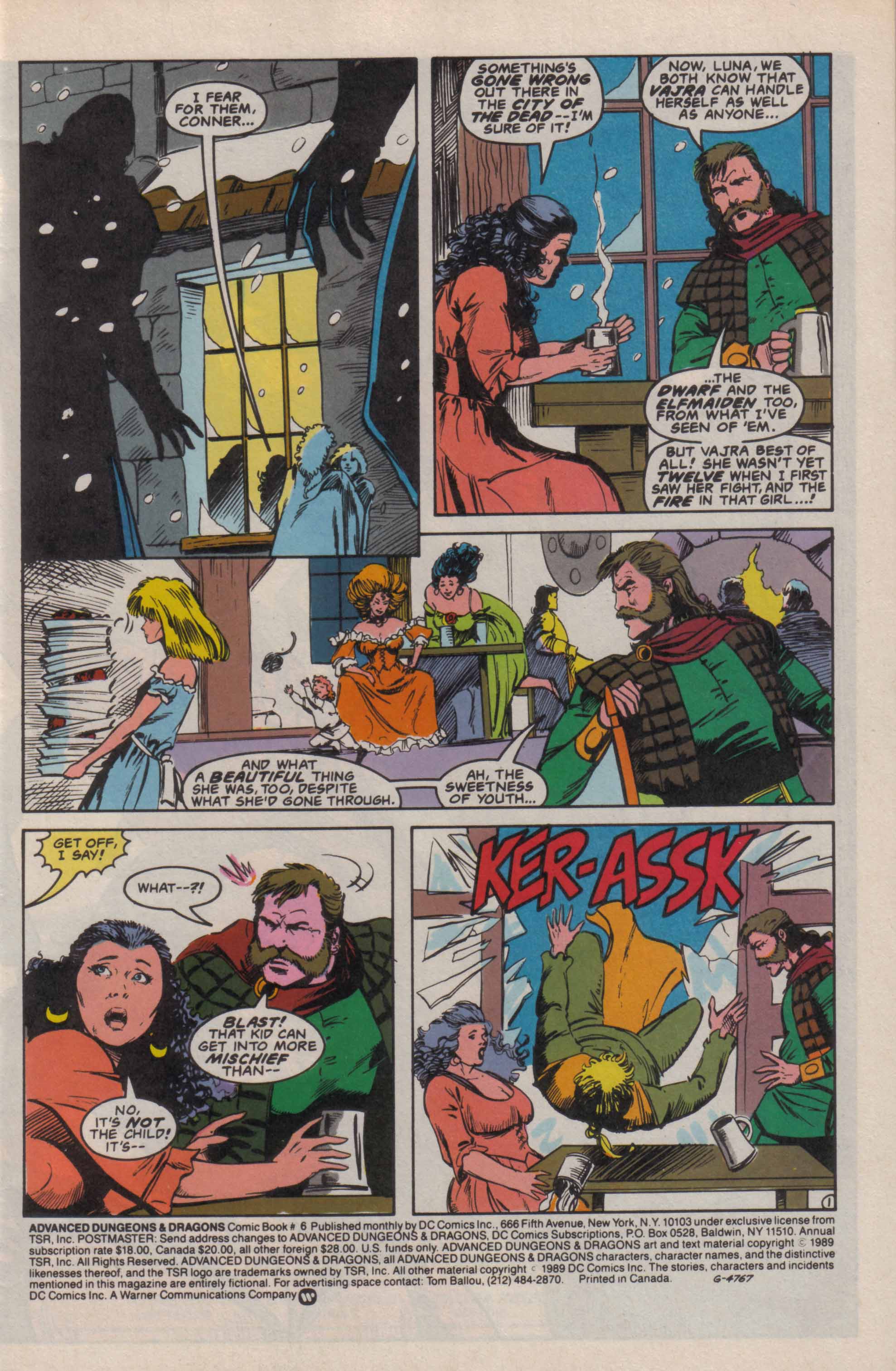 Read online Advanced Dungeons & Dragons comic -  Issue #6 - 2