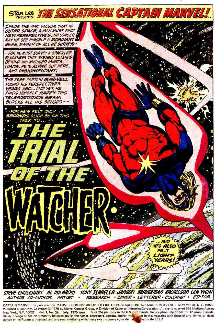 Captain Marvel (1968) Issue #39 #39 - English 2