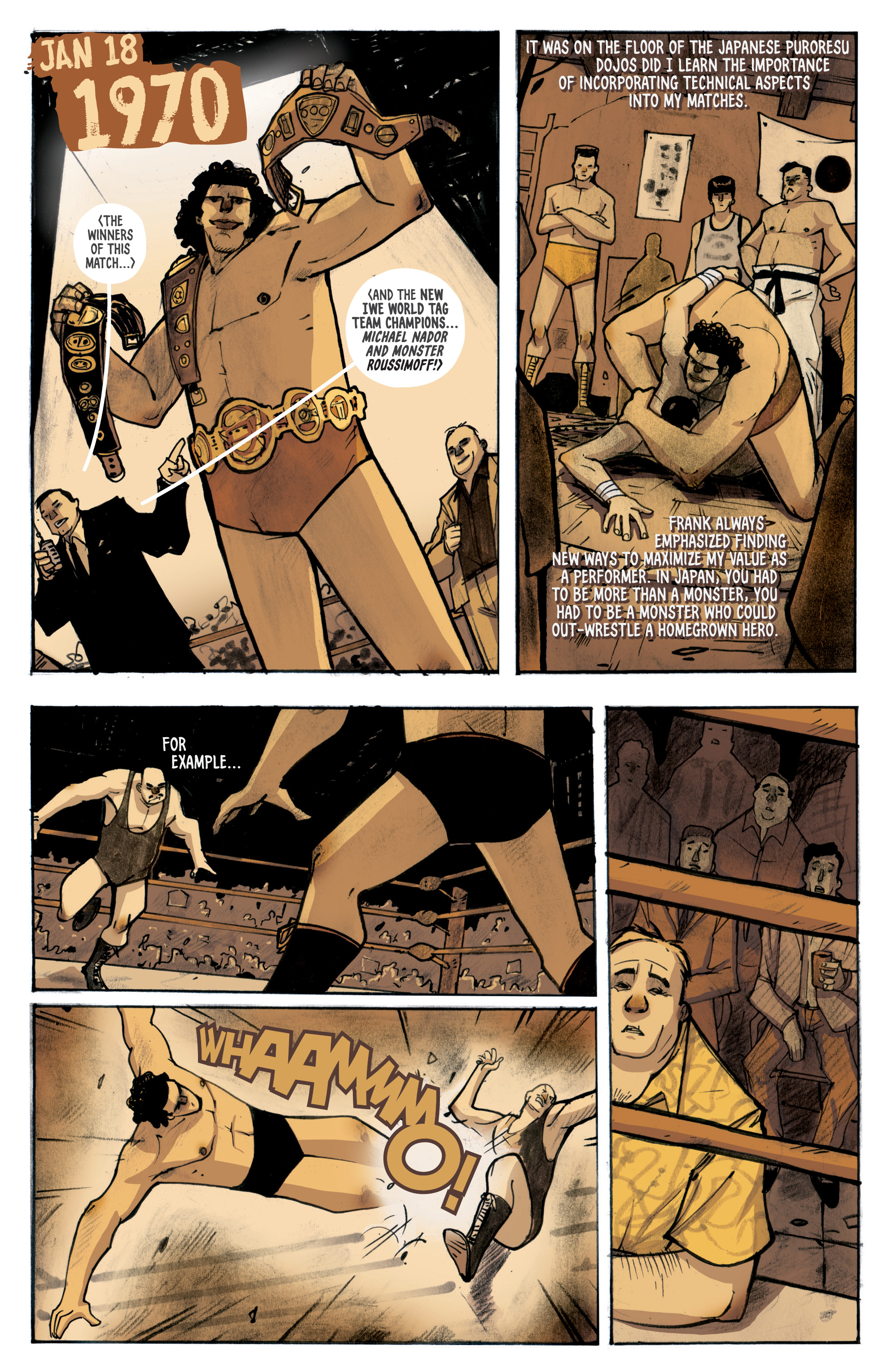 Read online Andre the Giant: Closer To Heaven comic -  Issue # TPB - 24