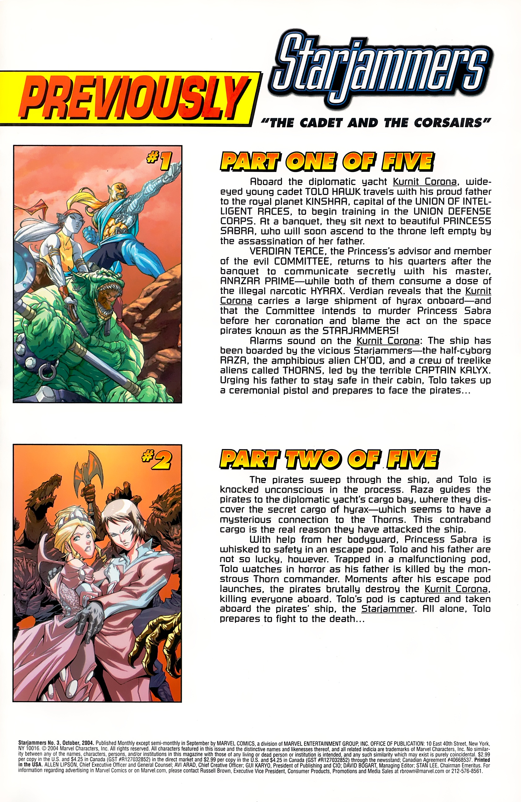 Read online Starjammers (2004) comic -  Issue #3 - 2