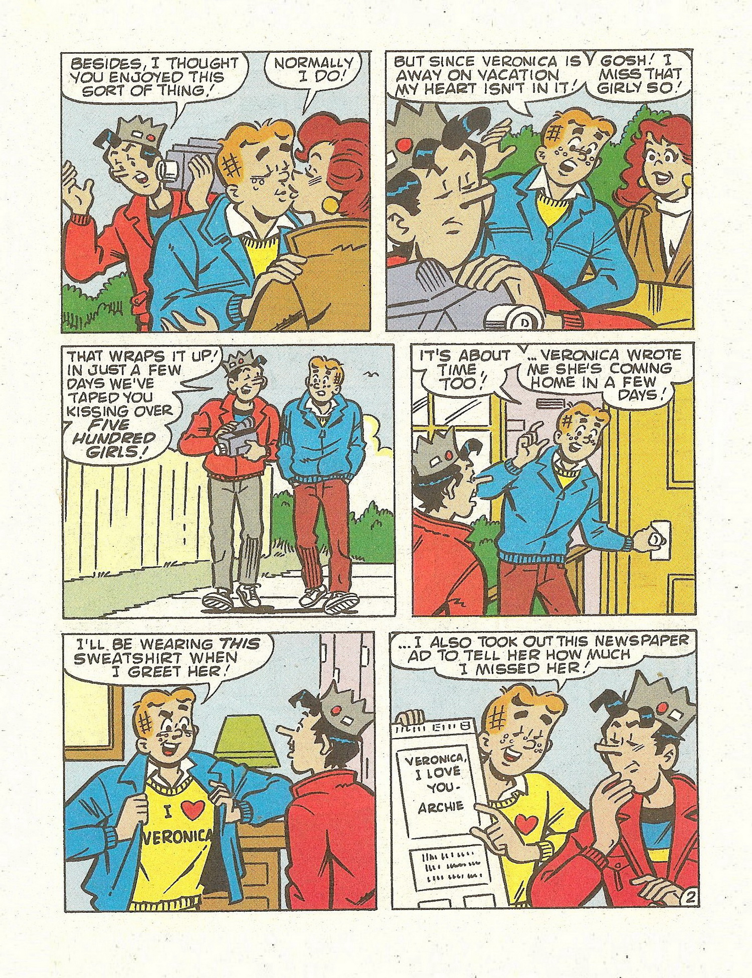 Read online Jughead Jones Comics Digest comic -  Issue #94 - 62