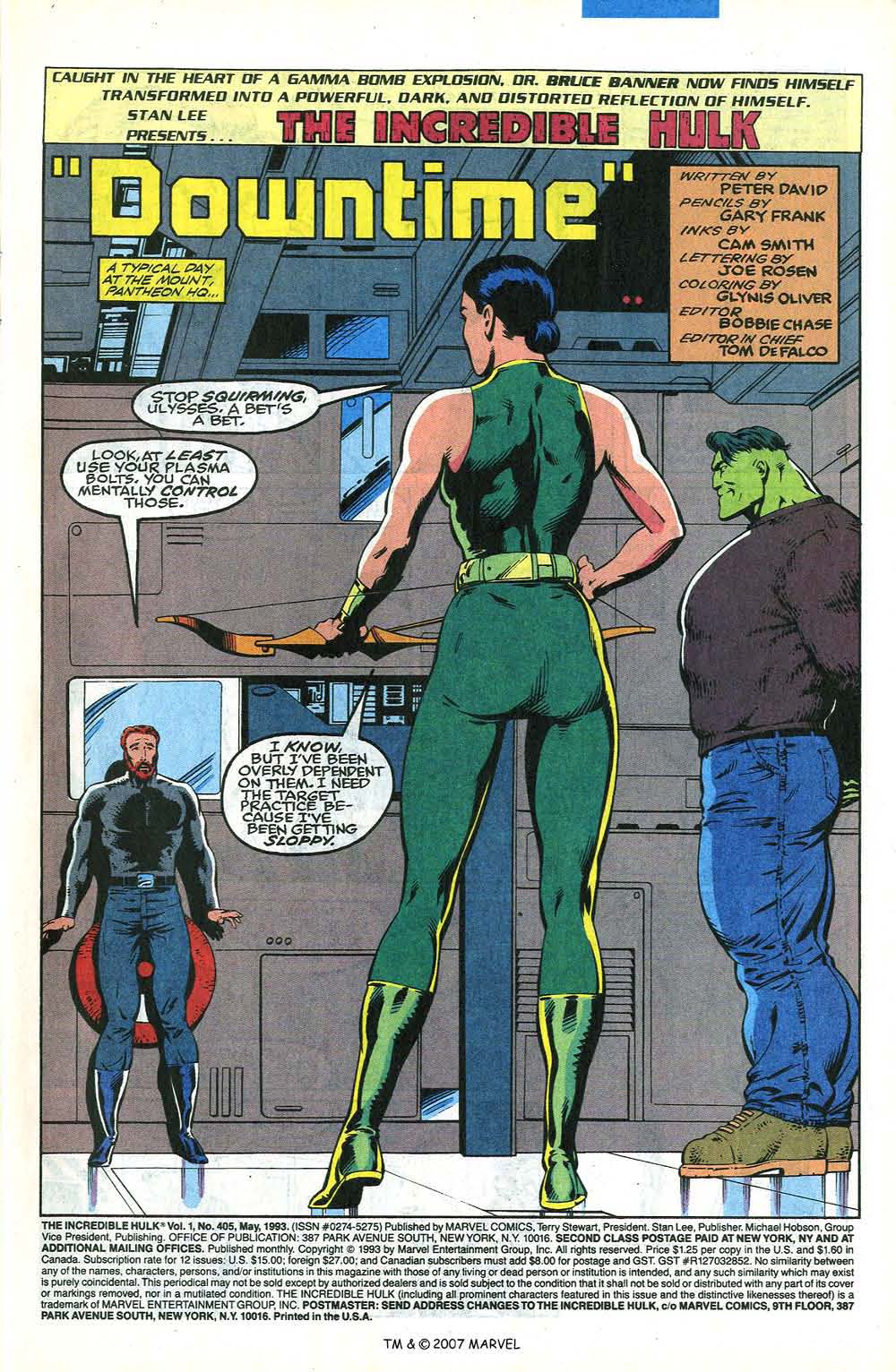 Read online The Incredible Hulk (1968) comic -  Issue #405 - 3