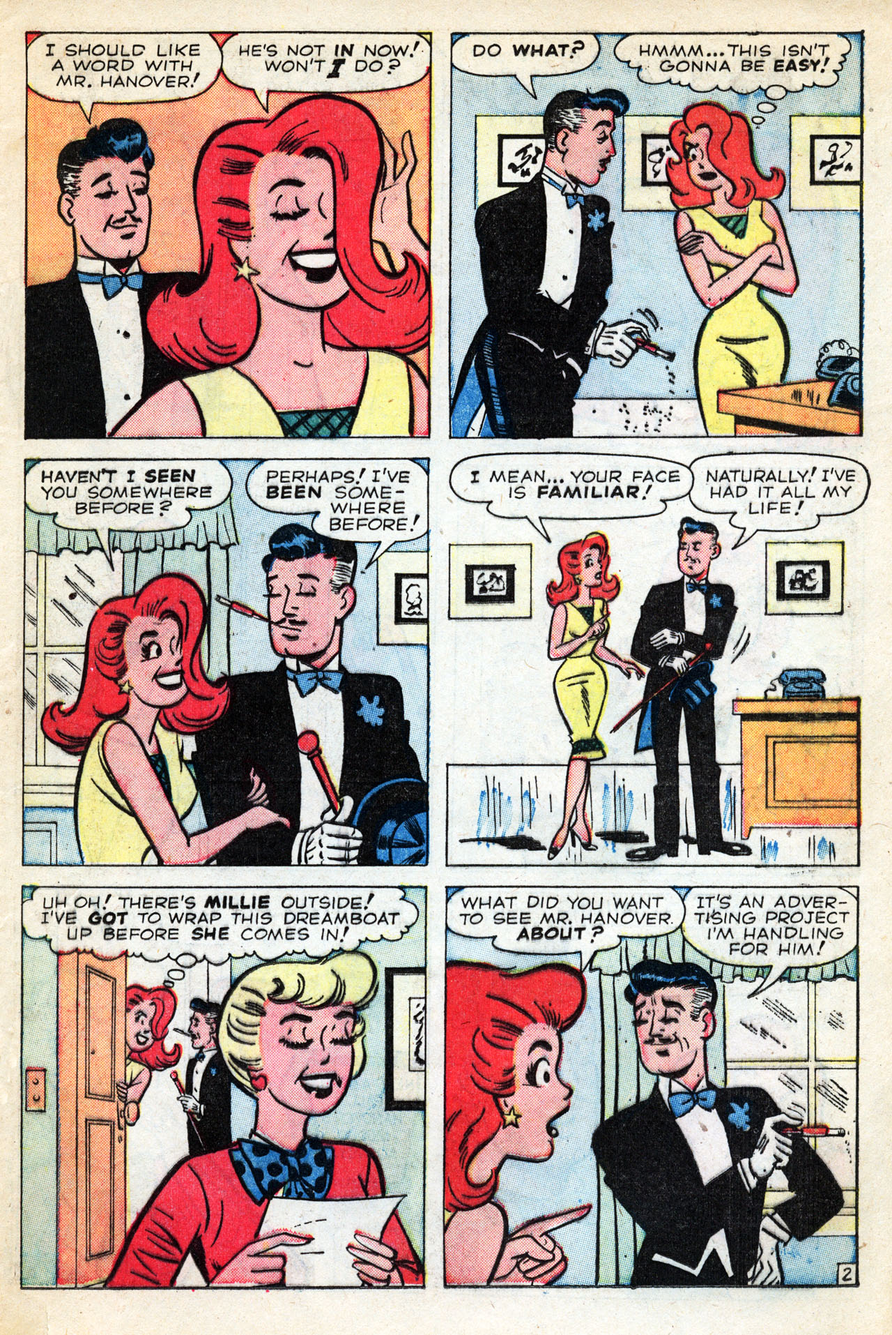 Read online A Date with Millie (1959) comic -  Issue #2 - 17