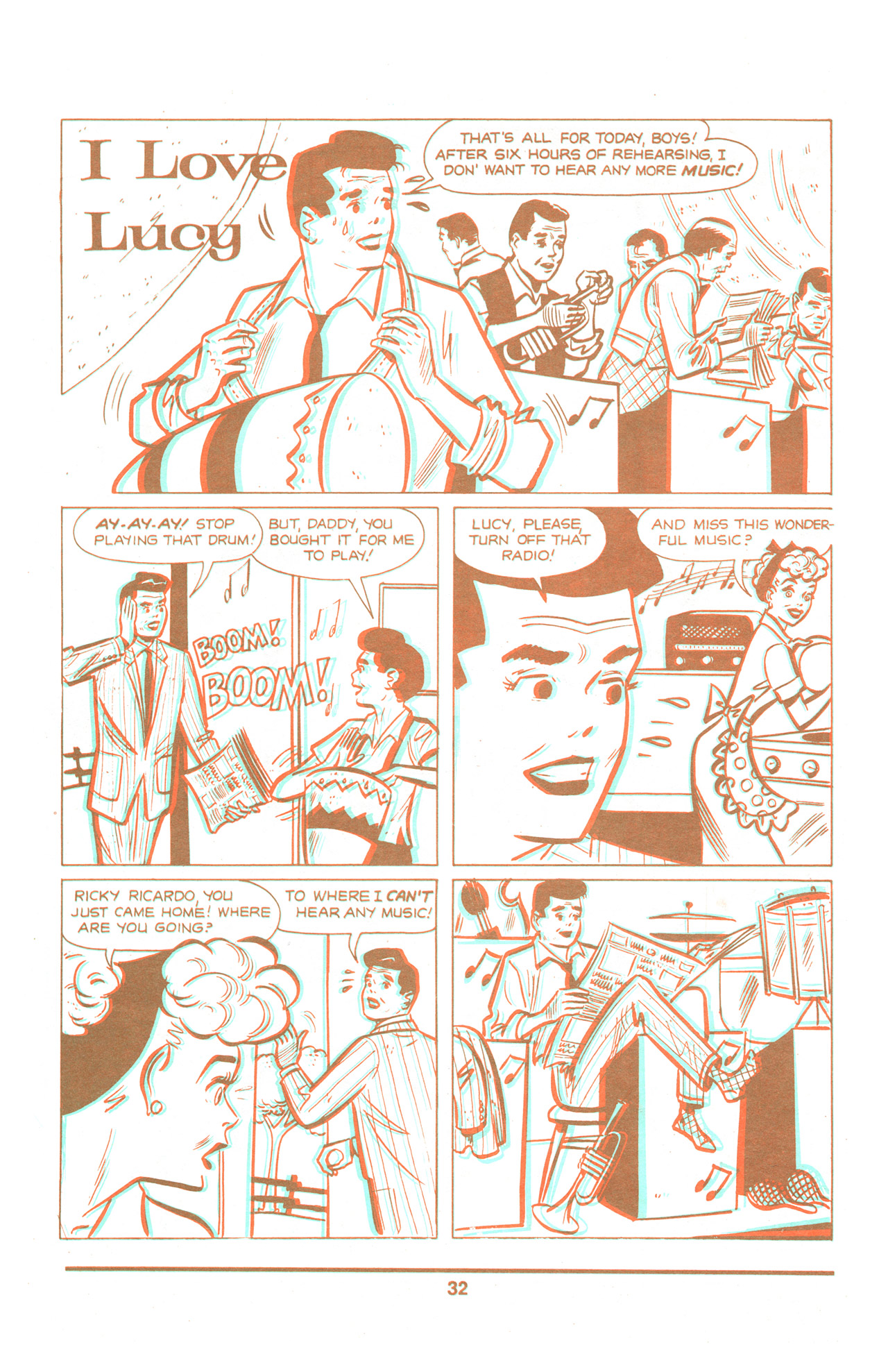 Read online I Love Lucy in 3-D comic -  Issue # Full - 34