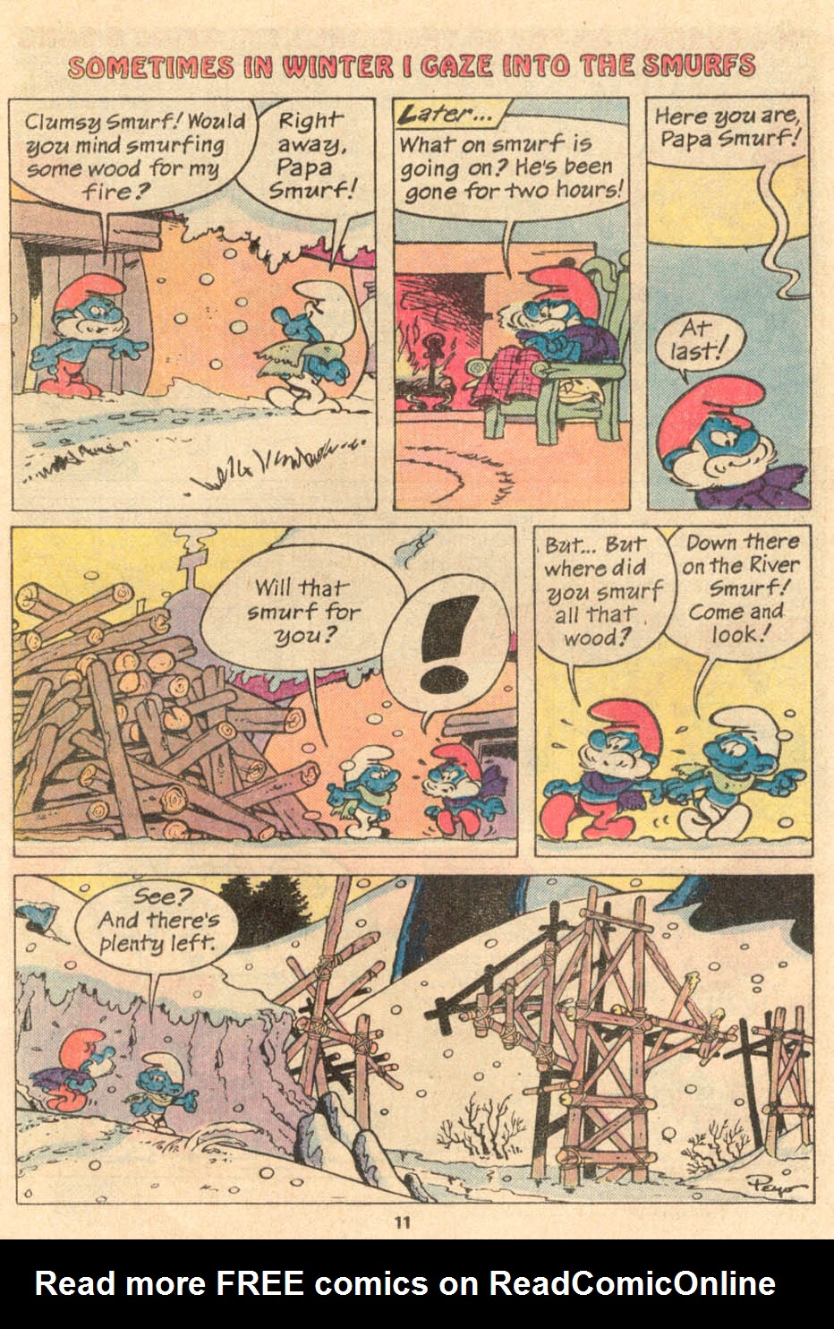 Read online Smurfs comic -  Issue #3 - 10