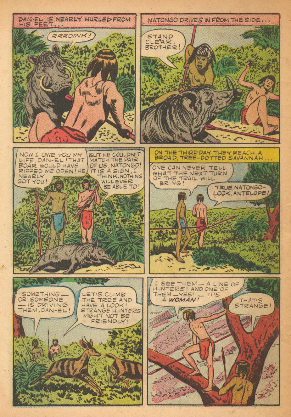 Read online Tarzan (1948) comic -  Issue #26 - 32