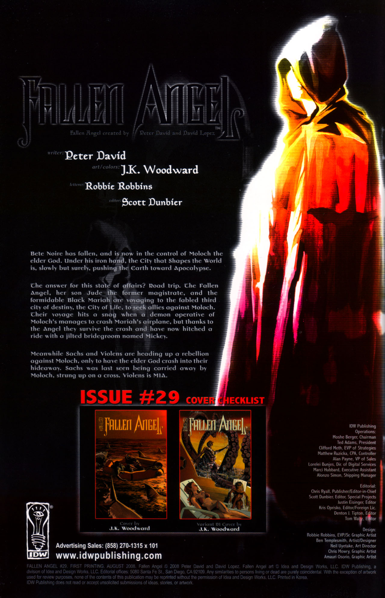Read online Fallen Angel comic -  Issue #29 - 2