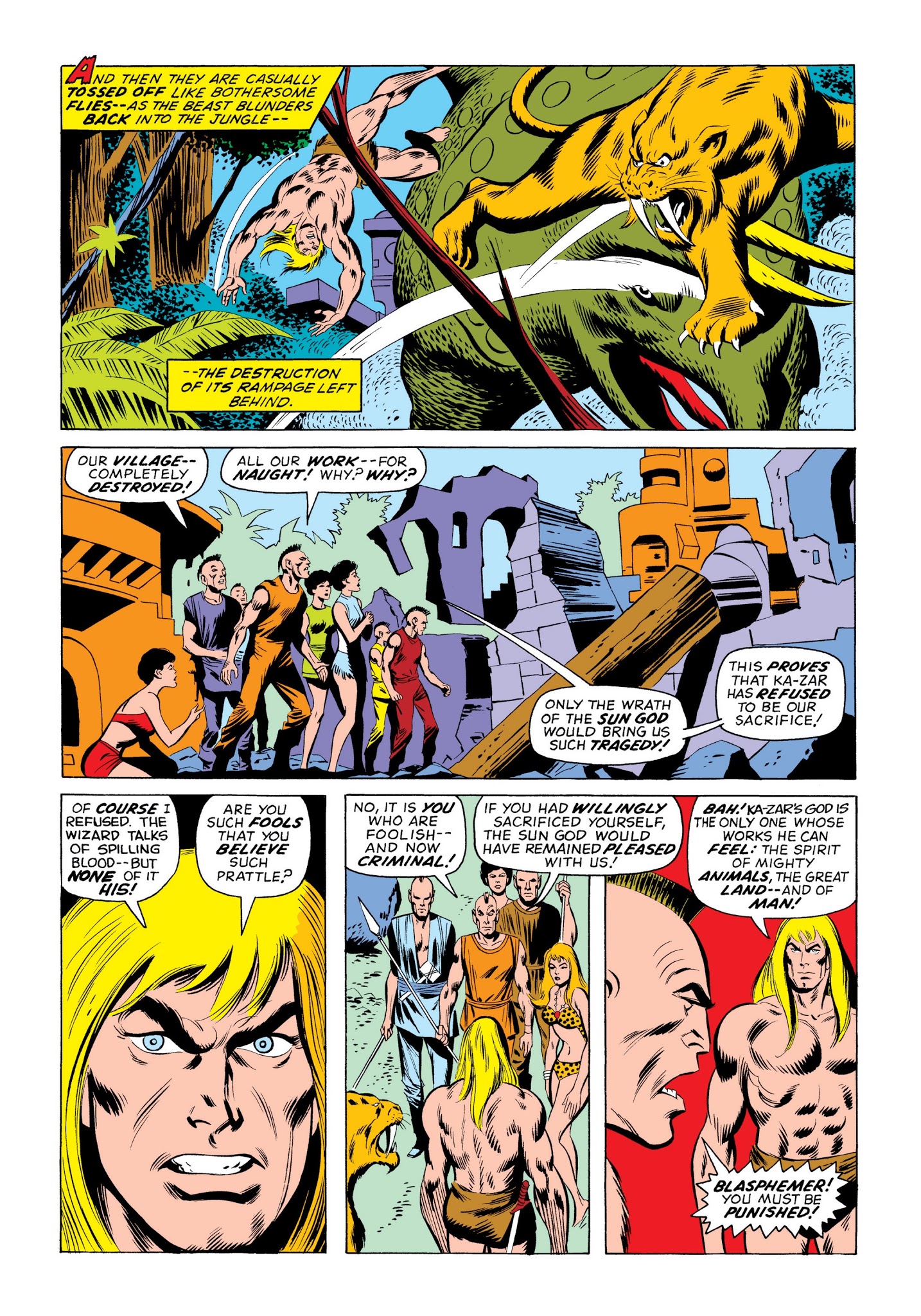 Read online Marvel Masterworks: Ka-Zar comic -  Issue # TPB 2 (Part 3) - 29