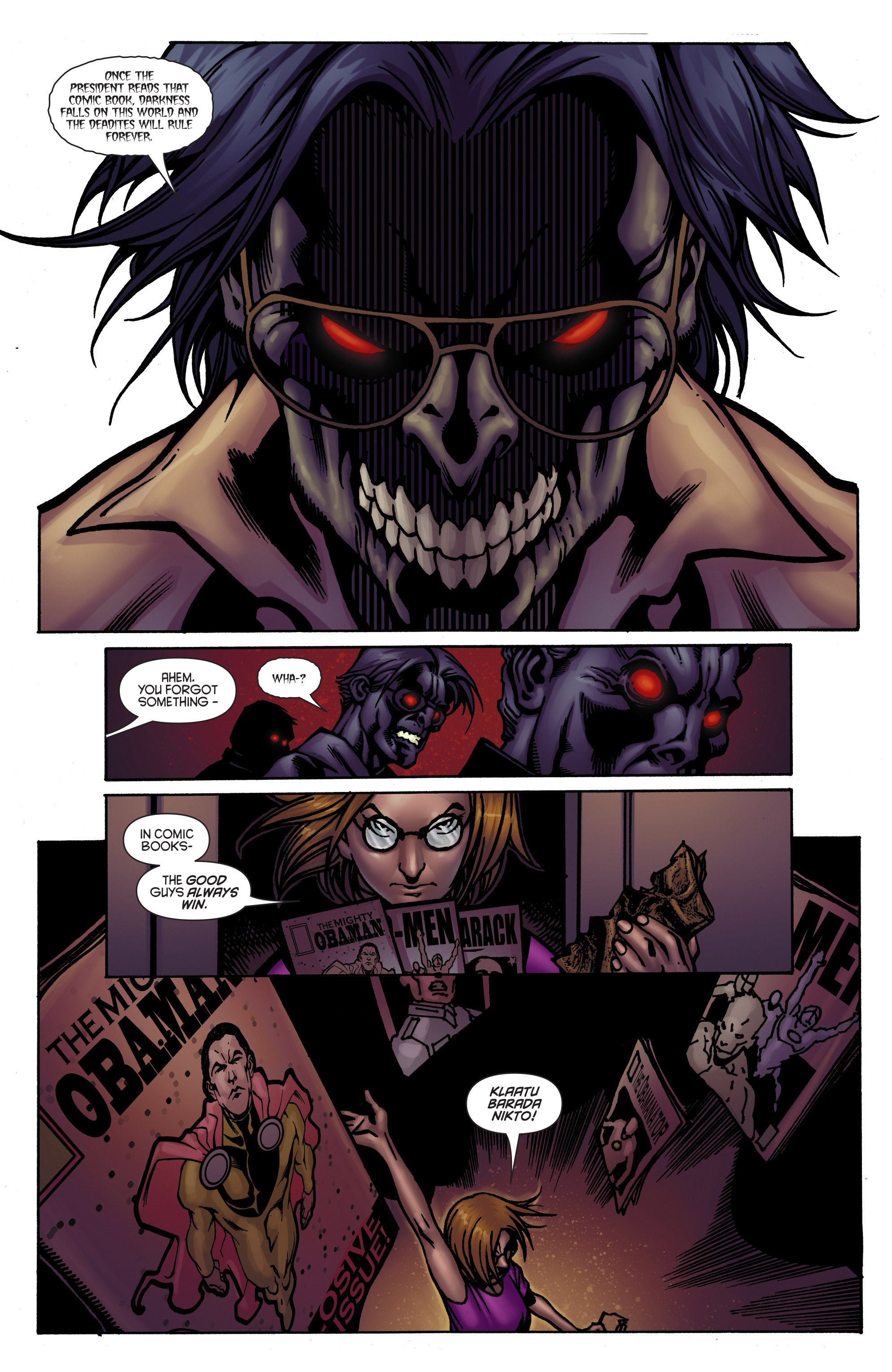 Read online Army of Darkness: Ash Saves Obama comic -  Issue #4 - 16
