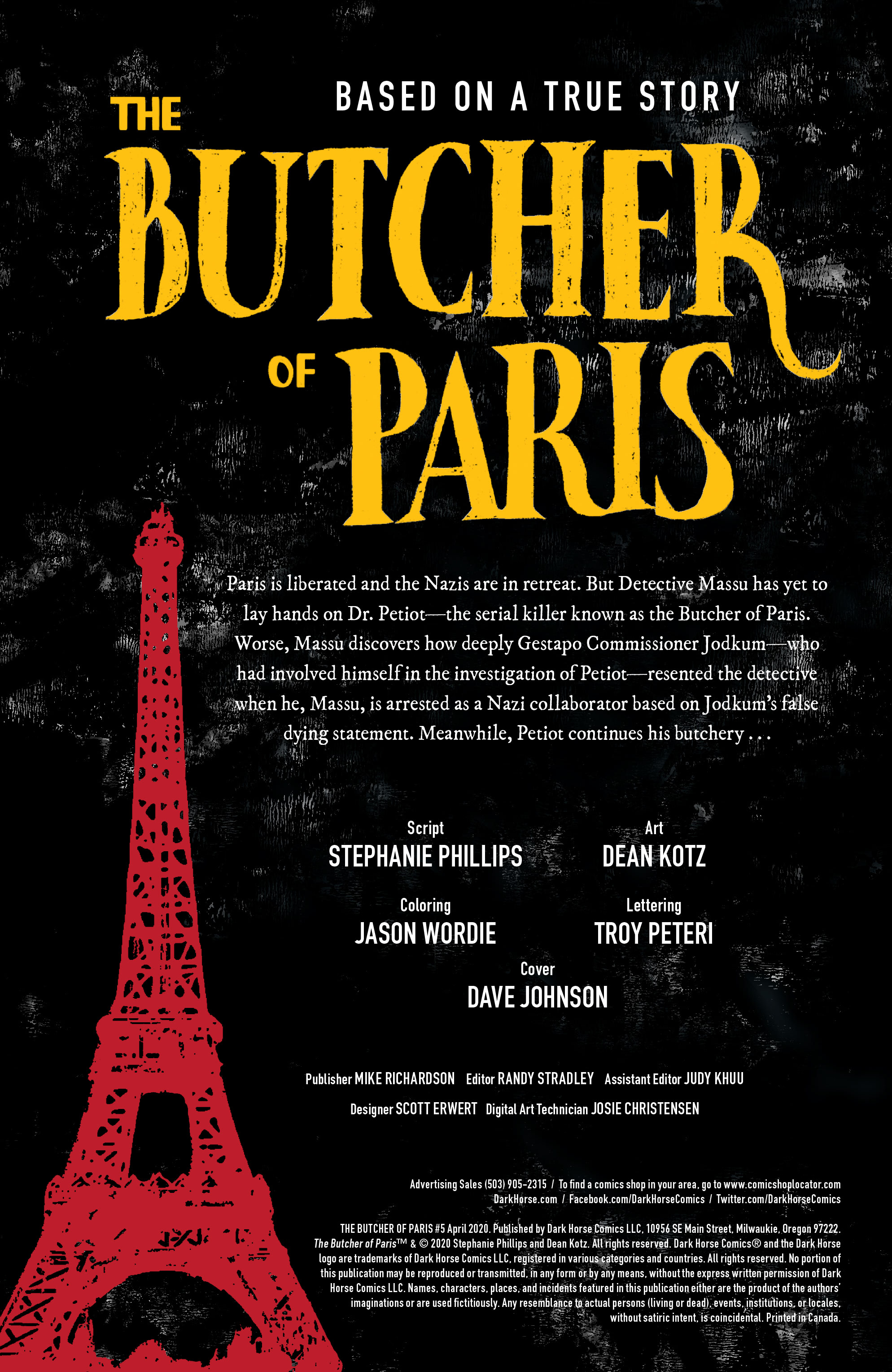Read online The Butcher of Paris comic -  Issue #5 - 2