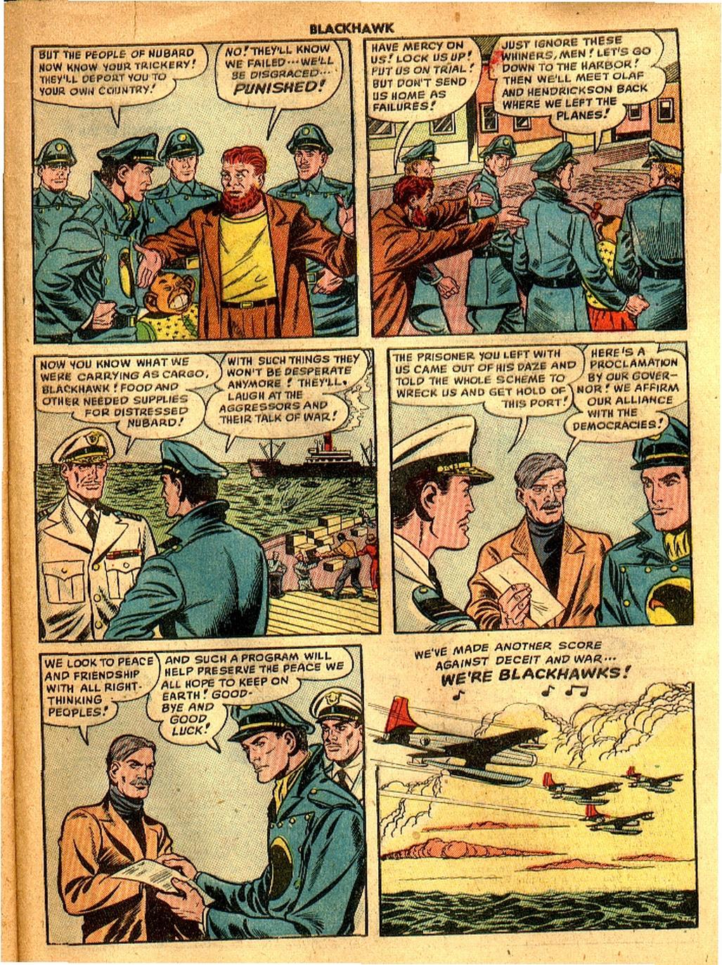 Read online Blackhawk (1957) comic -  Issue #28 - 33