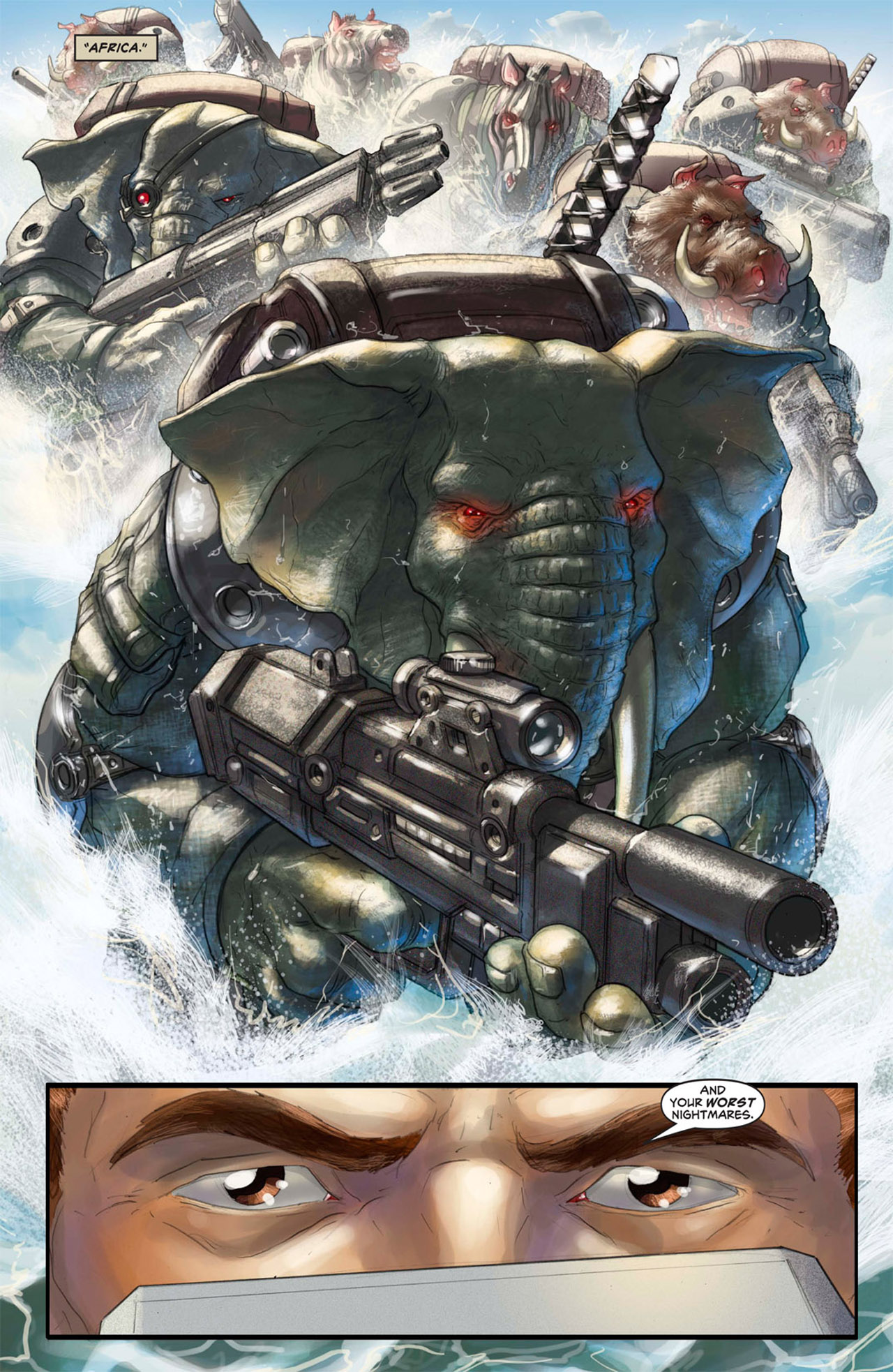 Read online Elephantmen comic -  Issue #35 - 38