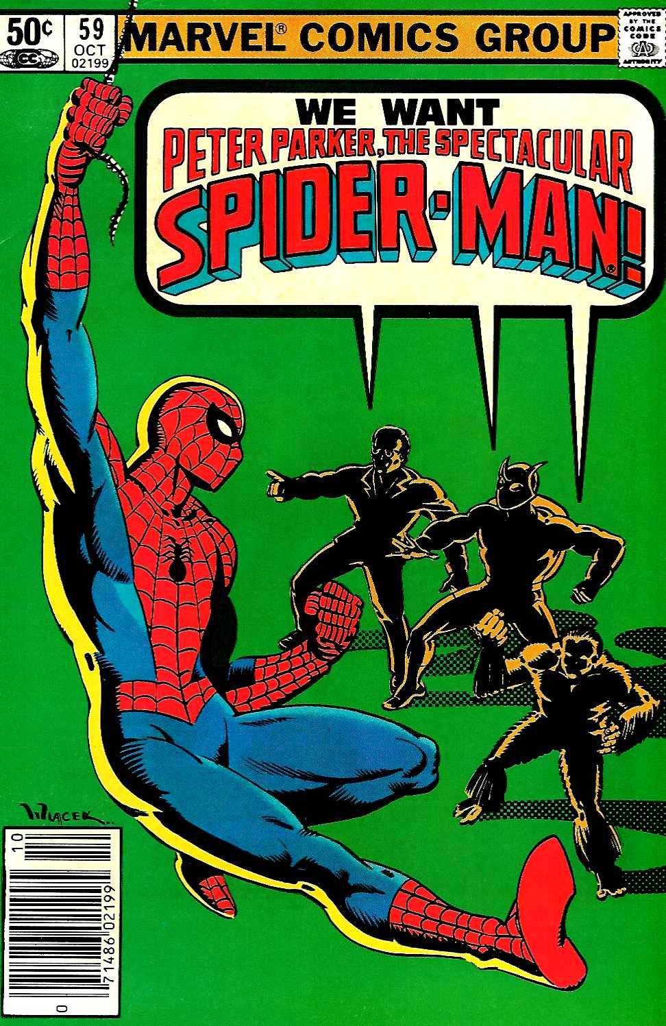 Read online The Spectacular Spider-Man (1976) comic -  Issue #59 - 1