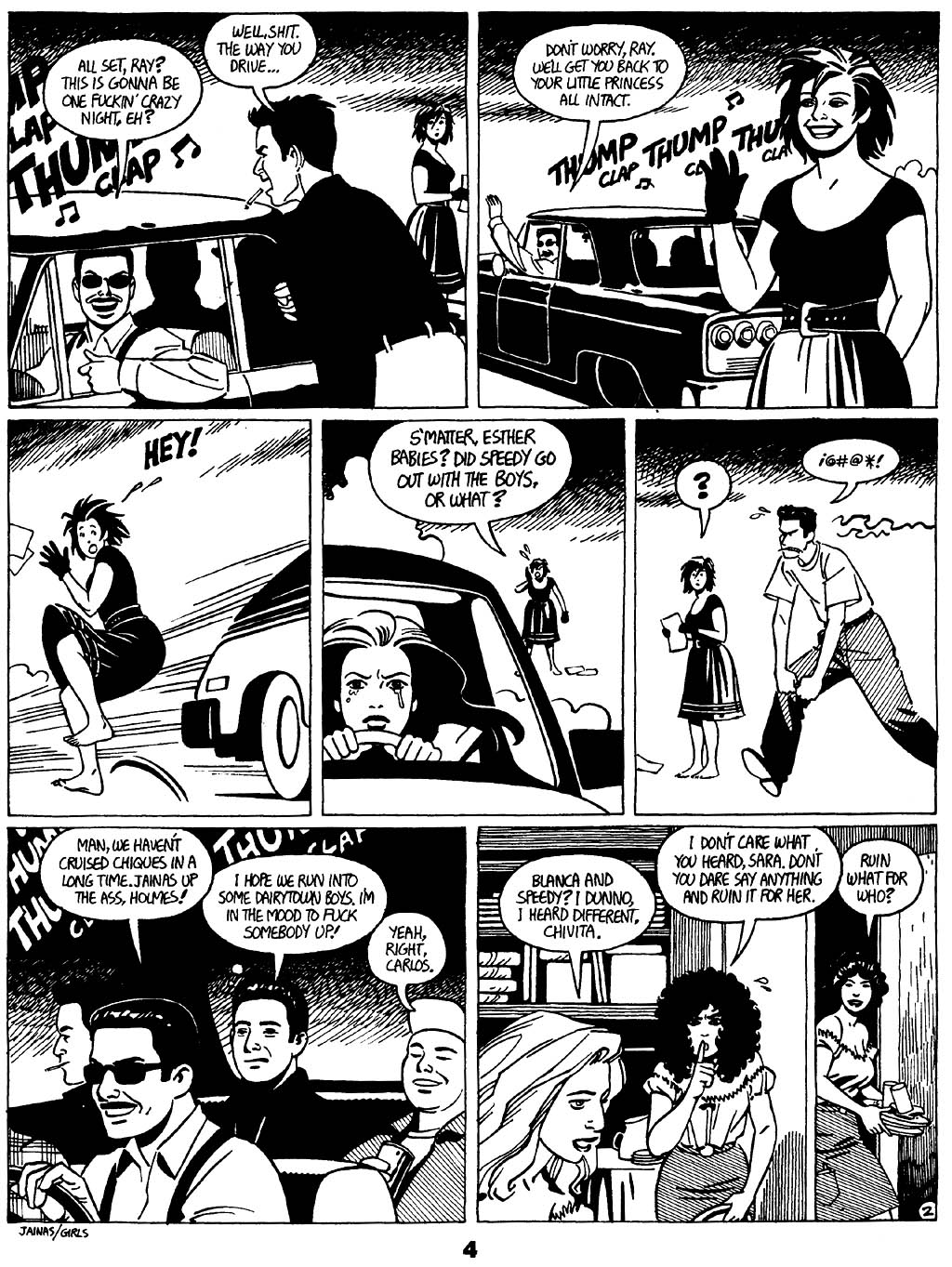 Read online Love and Rockets (1982) comic -  Issue #22 - 6