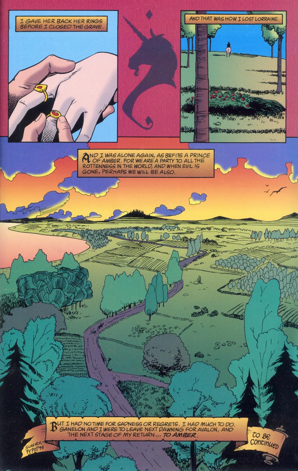 Read online Roger Zelazny's Amber: The Guns of Avalon comic -  Issue #1 - 47