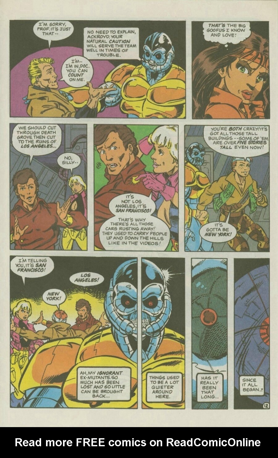 Read online Ex-Mutants comic -  Issue #1 - 14