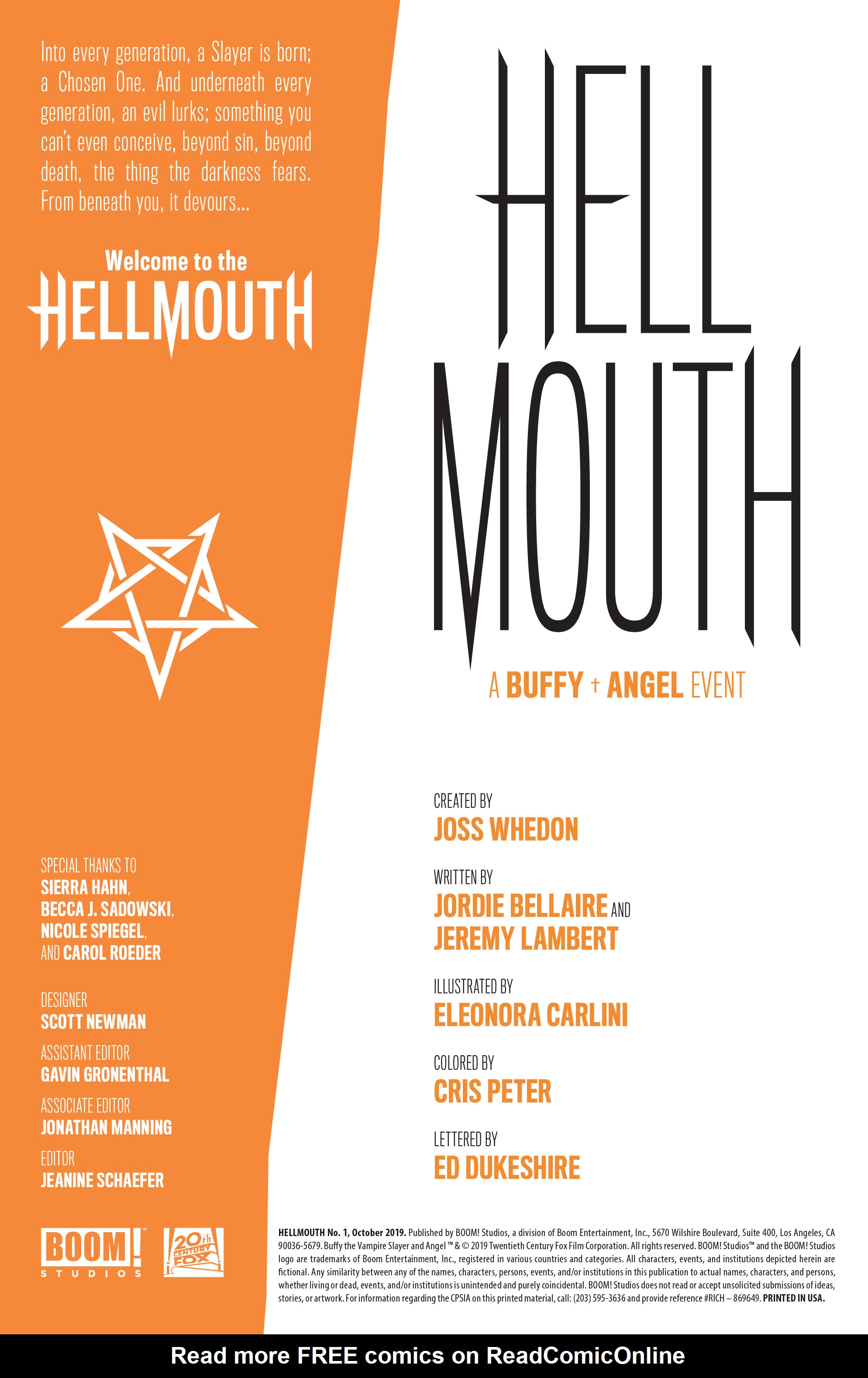 Read online Hellmouth comic -  Issue #1 - 25