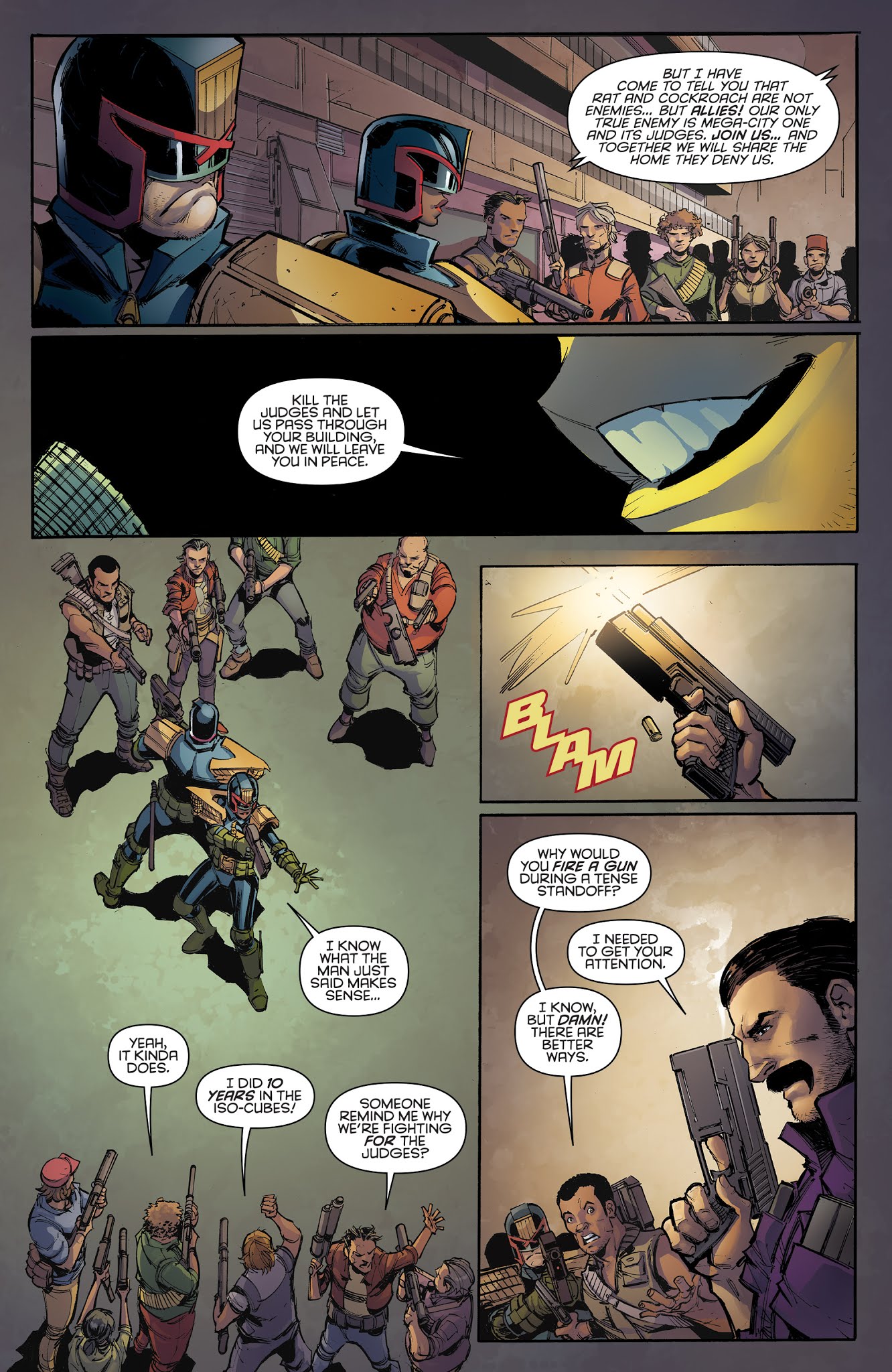 Read online Judge Dredd: Under Siege comic -  Issue #3 - 16