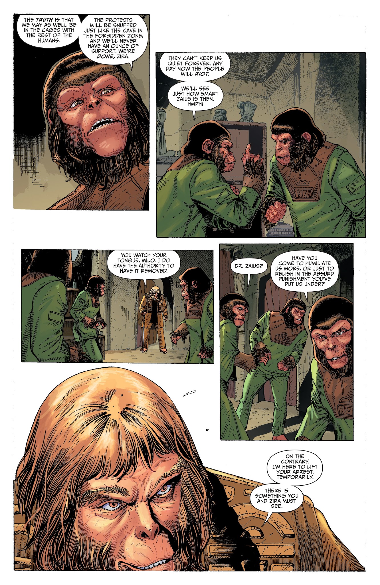 Read online Kong on the Planet of the Apes comic -  Issue #1 - 7