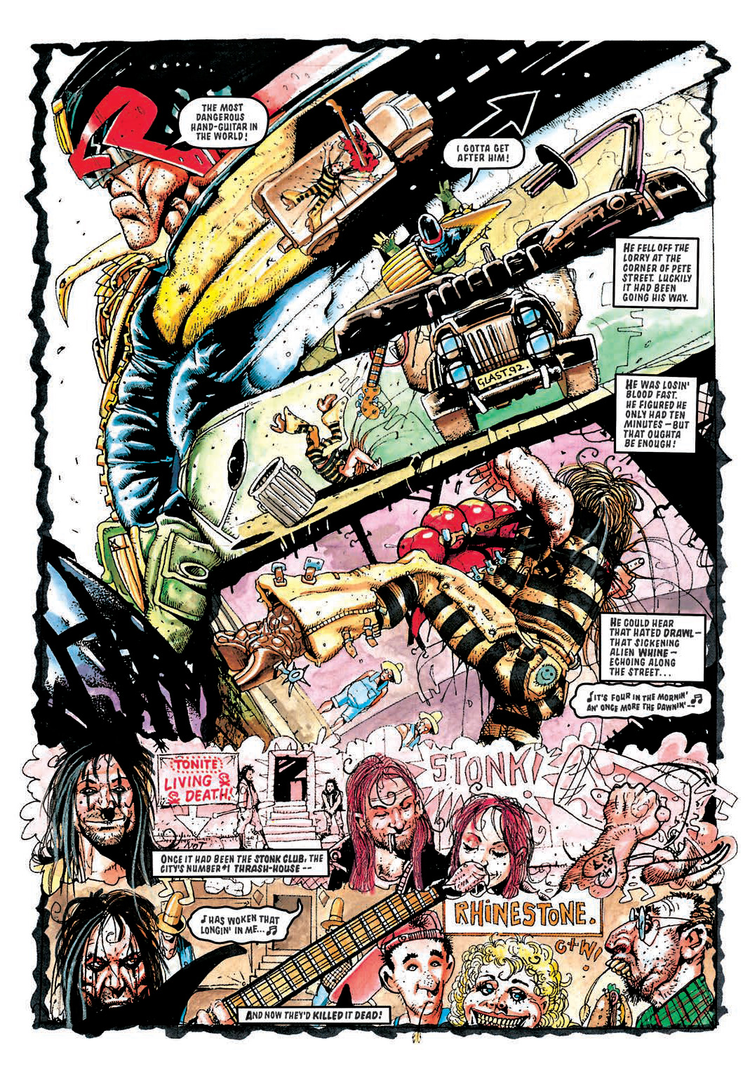 Read online Judge Dredd [Collections - Rebellion] comic -  Issue # TPB Judge Dredd - Heavy Metal Dredd - 57